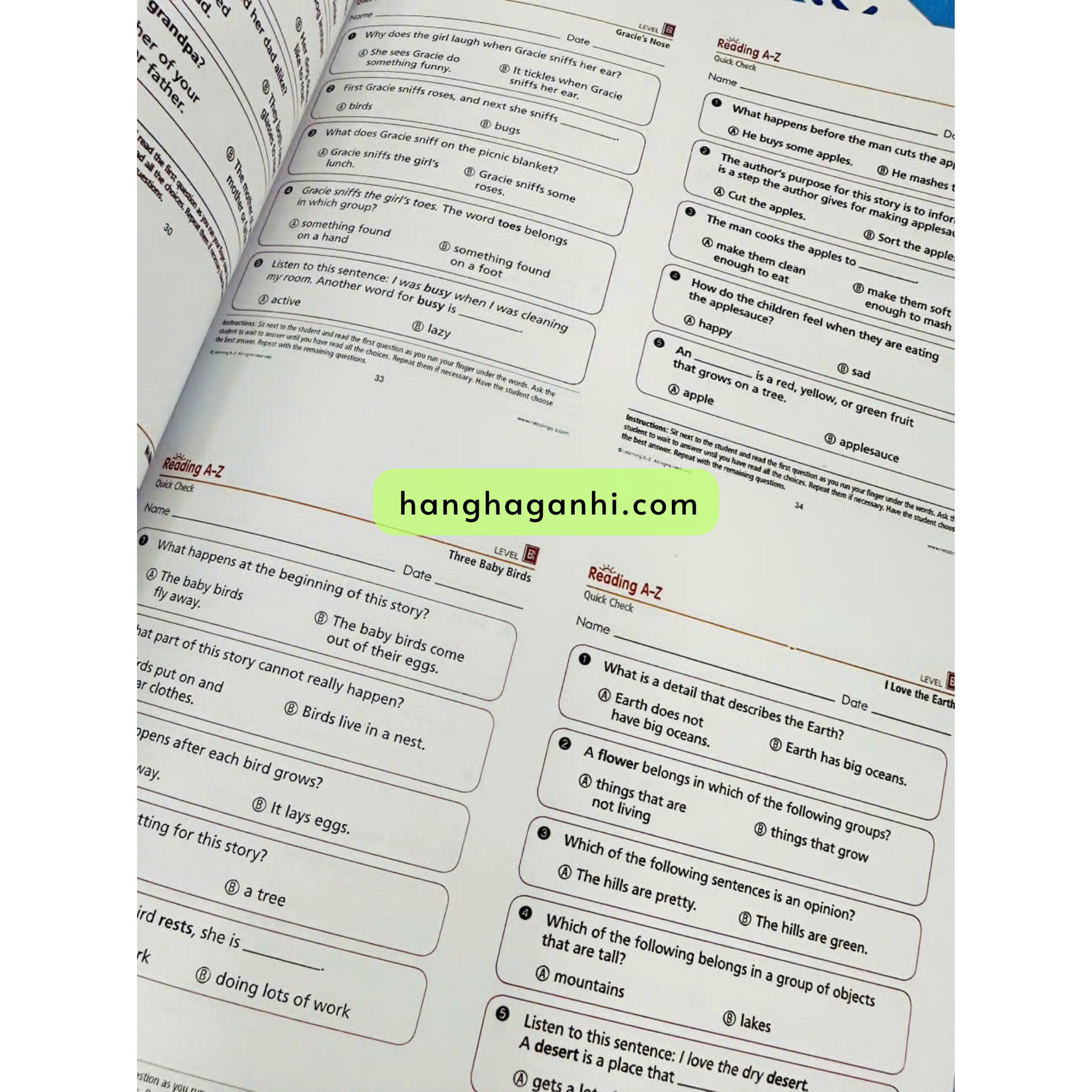 Quiz Razkids - Sách in gộp khổ A4 Theo Level - Level A - Level Z2_thumbnail_6