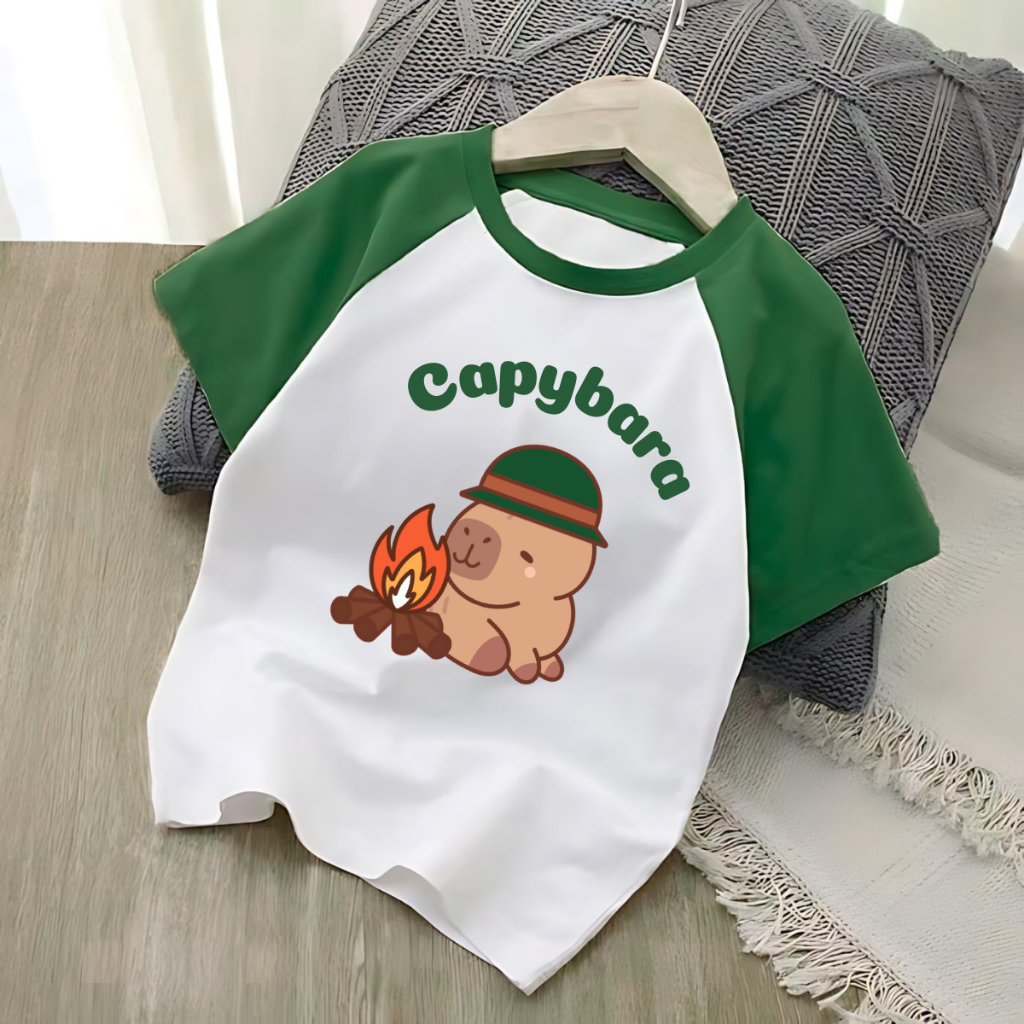 Áo thun trẻ em in hình Capybara - Loza Kids G0207_thumbnail_4