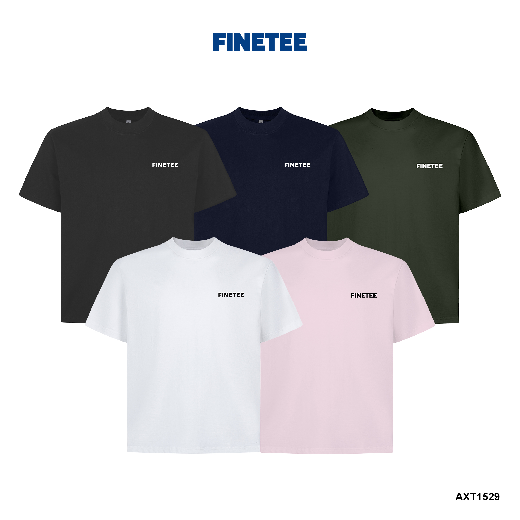 Áo thun boxy local brand AXD1529 FINE TEE vải cotton 250 gsm dày dặn 2 chiều cổ tròn in basic_thumbnail_1