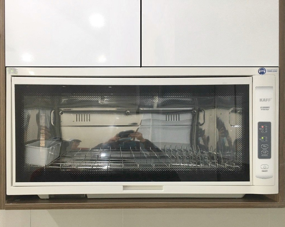 Máy sấy bát đĩa tự động Kaff KF-DRD800KR nhập nguyên chiếc từ Hàn Quốc