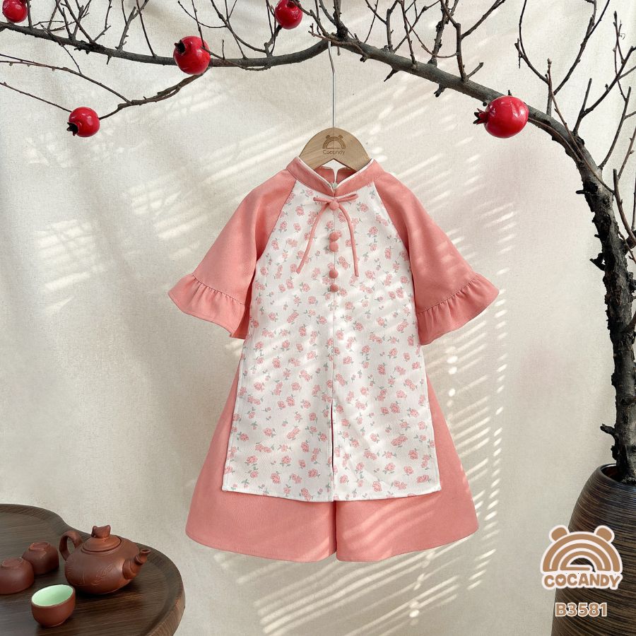 Bộ áo dài HỒNG Uyển Vy_thumbnail_0