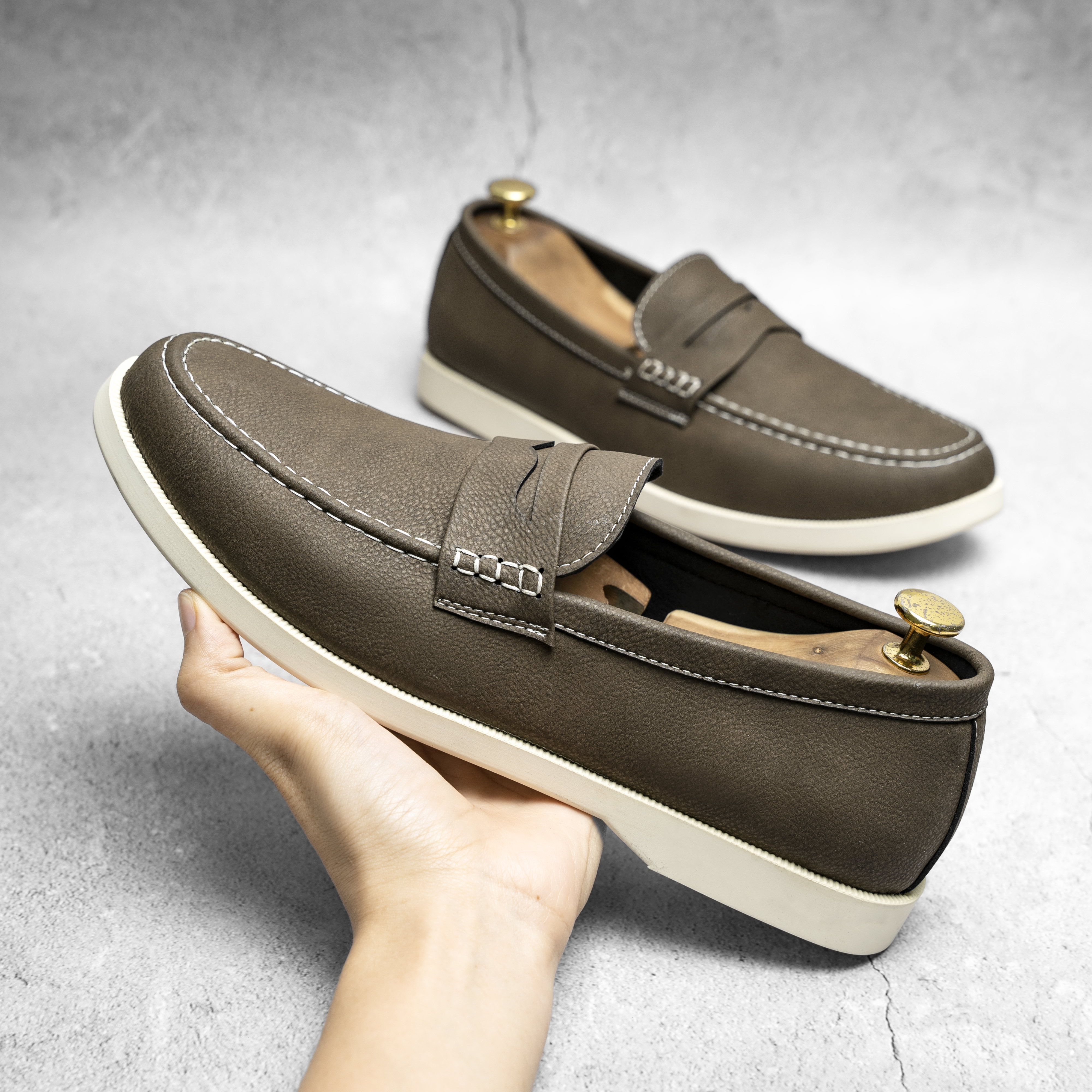 Giày lười da cao cấp CS103