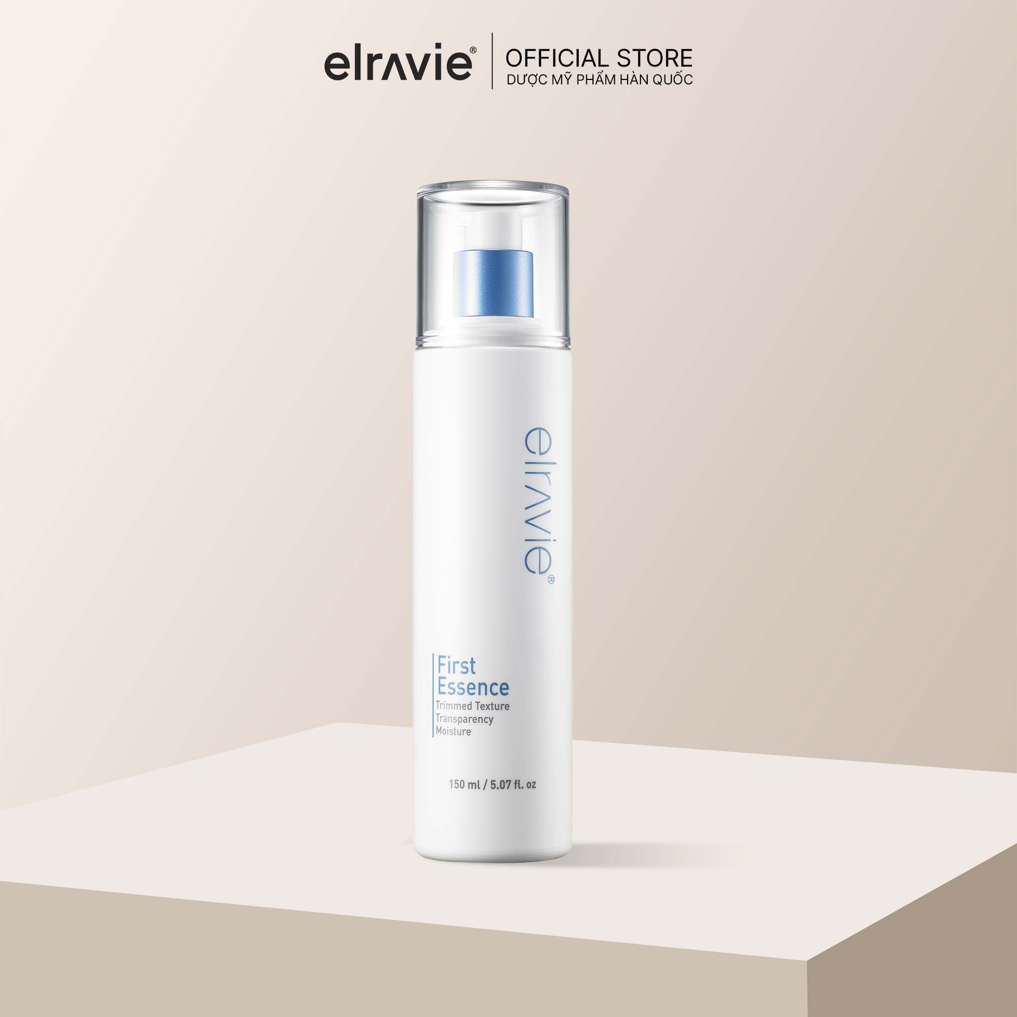 Toner Tinh Chất Cân Bằng Dưỡng Ẩm Dịu Nhẹ, Tăng Cường Hấp Thụ Elravie First HA Essence 150ml