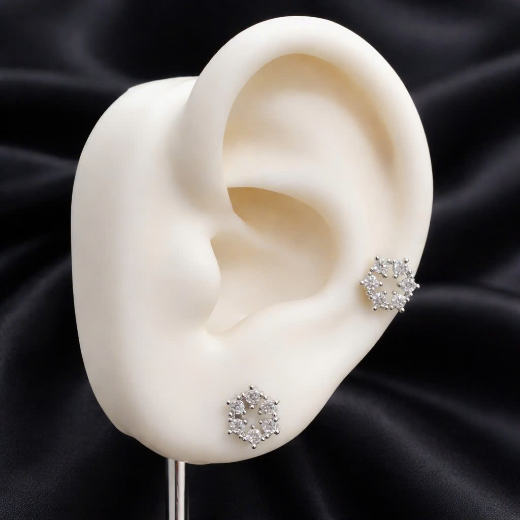 Khuyên kiểu hoa tuyết 5 đá trắng dẹt_thumbnail_1