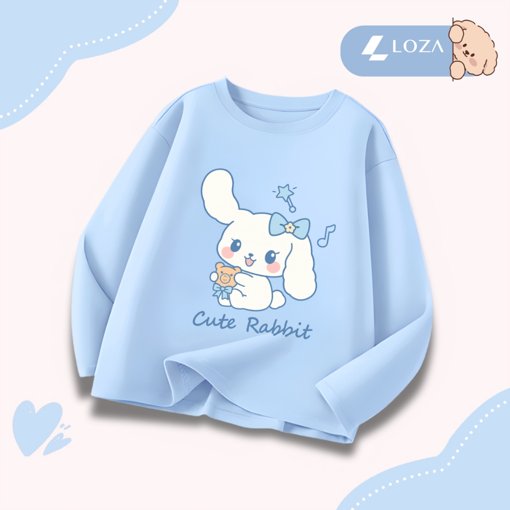 Áo thun dài tay bé gái in hình Melody dễ thương - Loza Kids  KT009_thumbnail_4