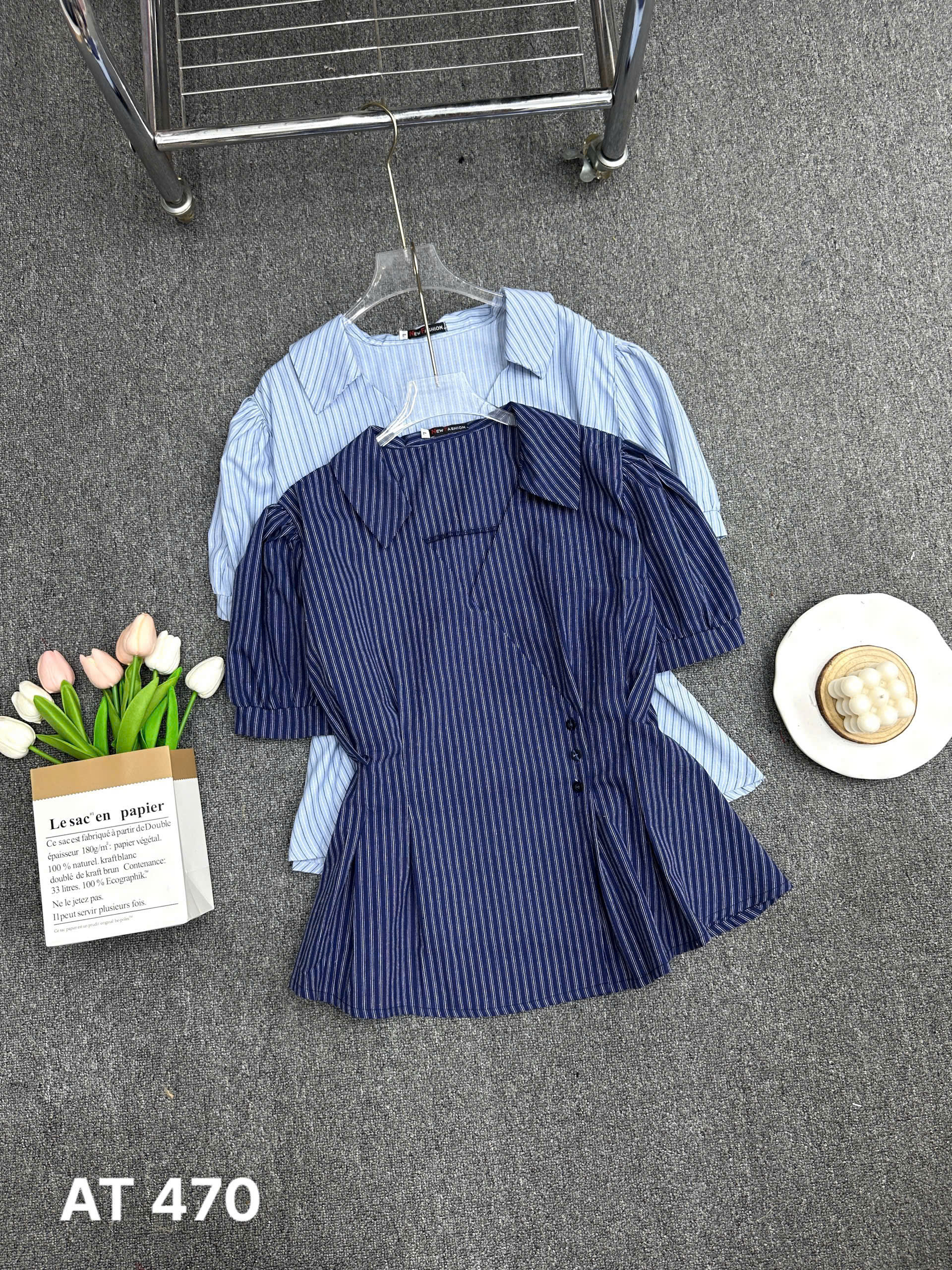 BIGSIZE- Áo babydoll sọc T- AT470_thumbnail_8