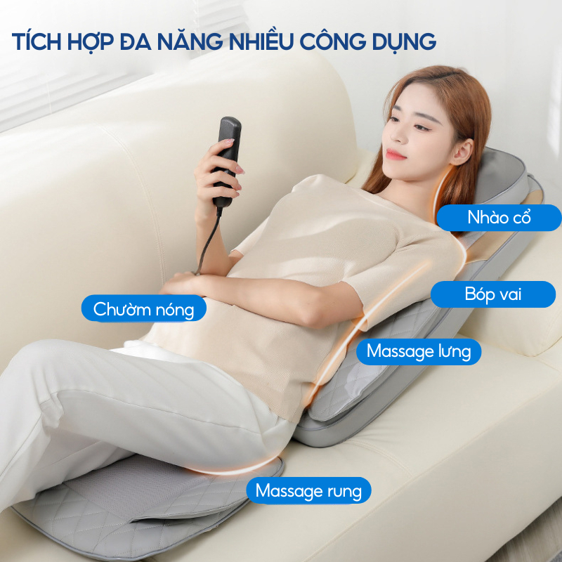 Ghế Mát Xa Lưng Toàn Thân NMI MART Massage Chườm Nóng Đa Vùng_thumbnail_7