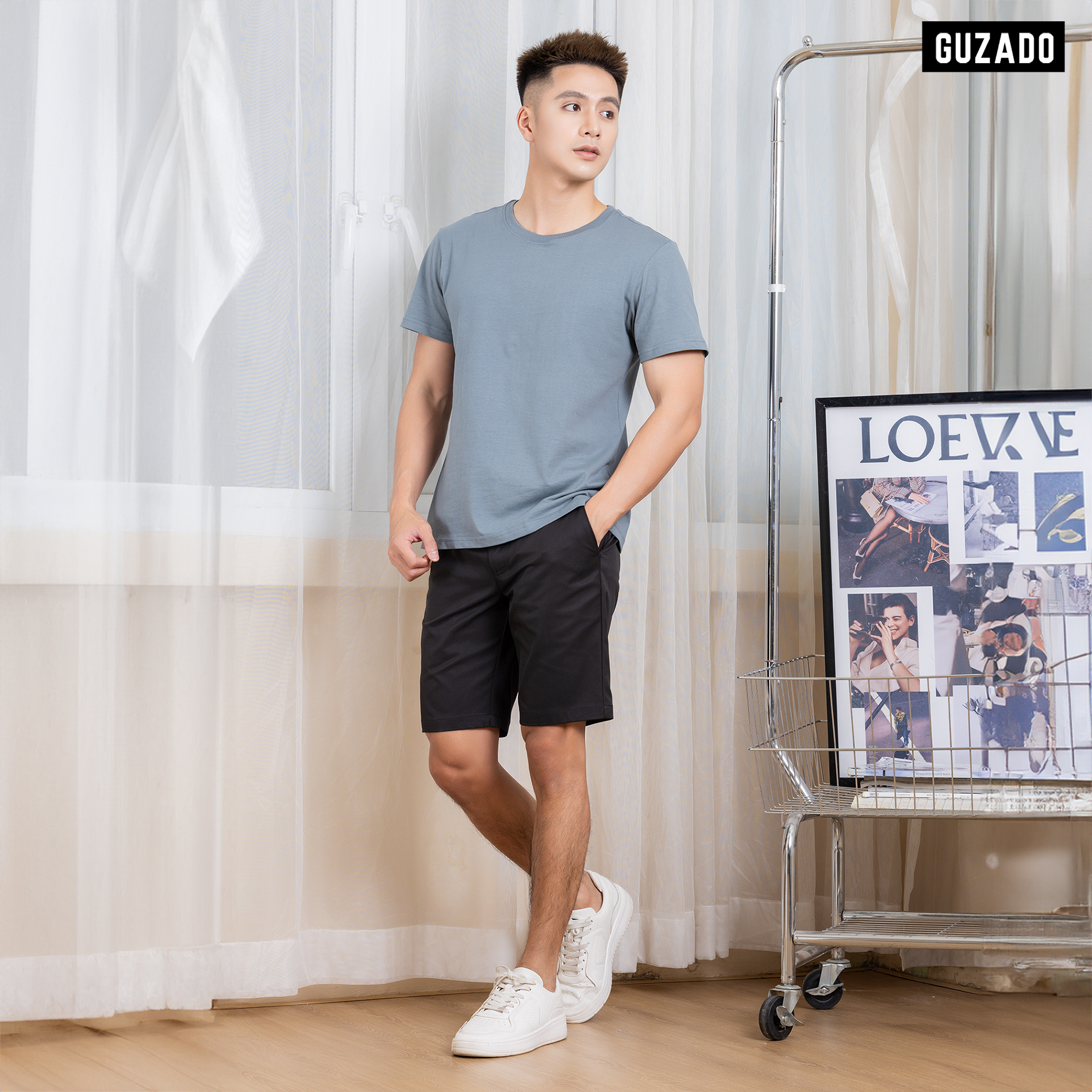 Áo GUZADO Cao Cấp Form Rộng,Vải Cotton Dày Dặn GTS05_thumbnail_10