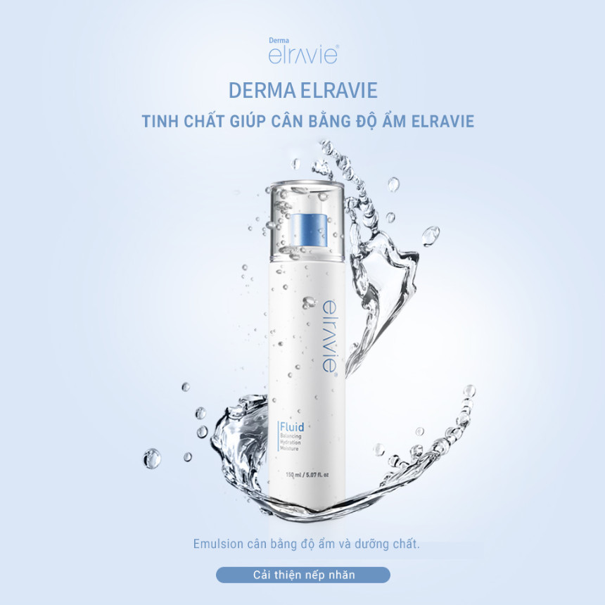 Lotion Elravie Fluid Cân Bằng Độ Ẩm, Dưỡng Da Trắng Mịn 150ml_thumbnail_7