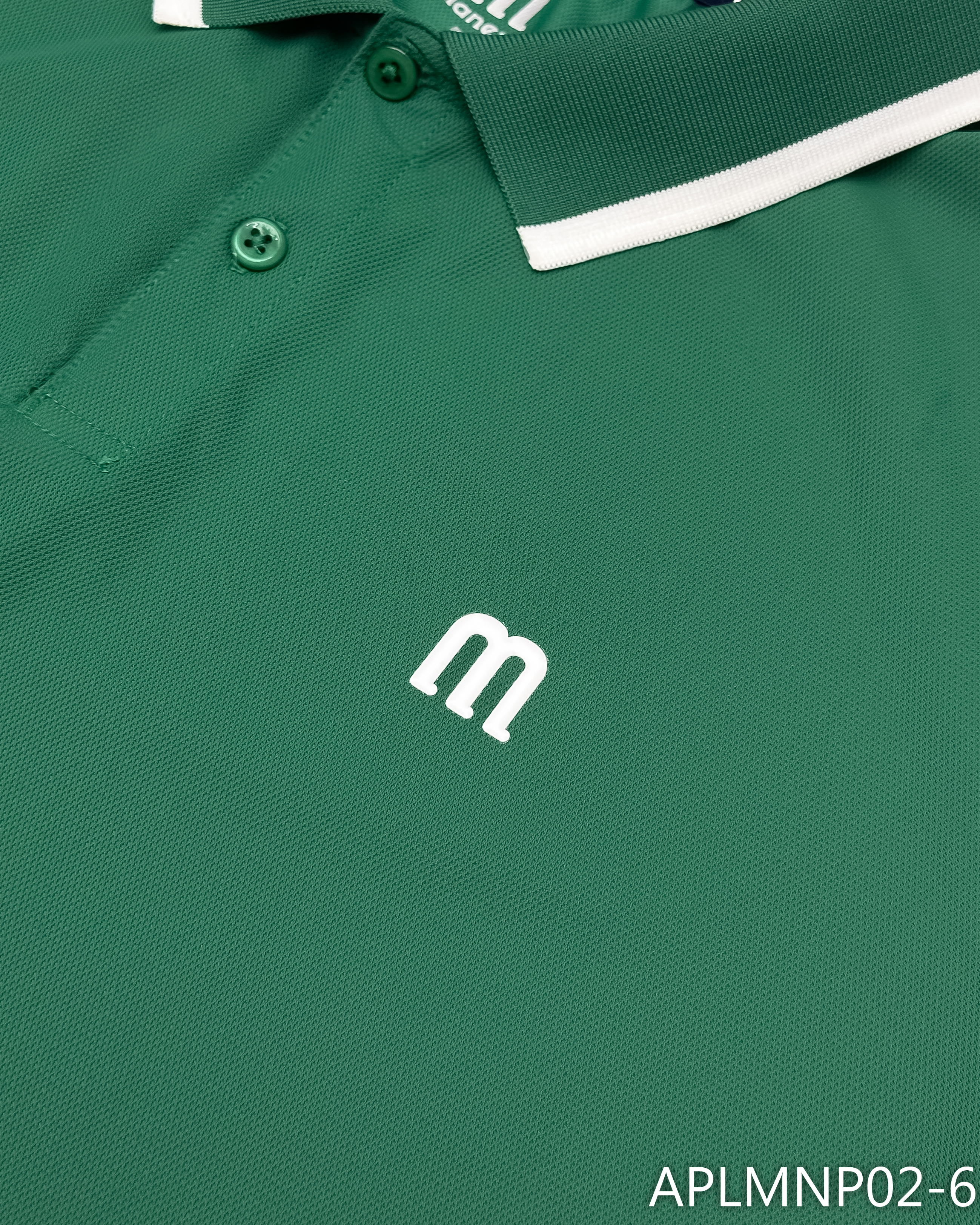 Áo polo thể thao nam chơi Picklebal/Tennis Interlock Manesti_thumbnail_4