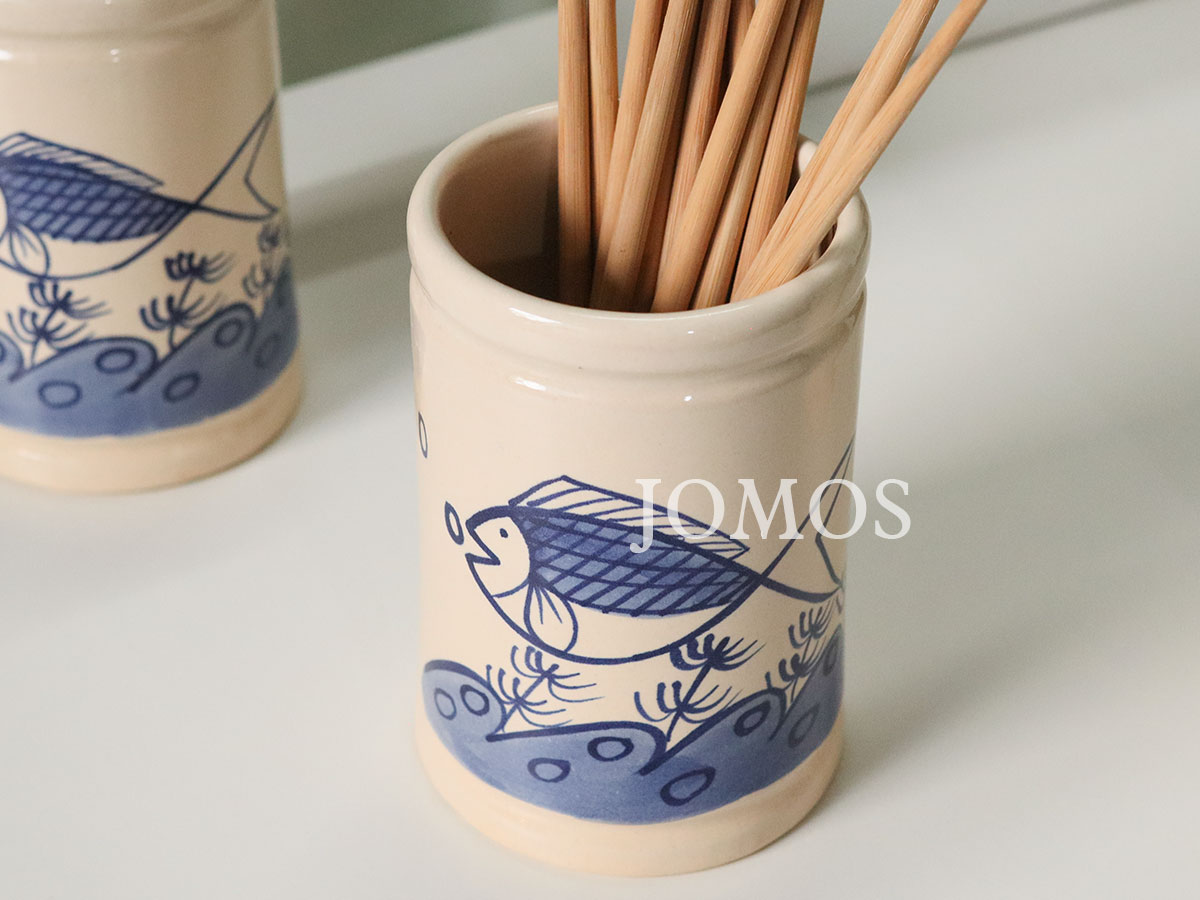 Ống đũa gốm sứ họa tiết cá 2 đuôi J000350_thumbnail_2
