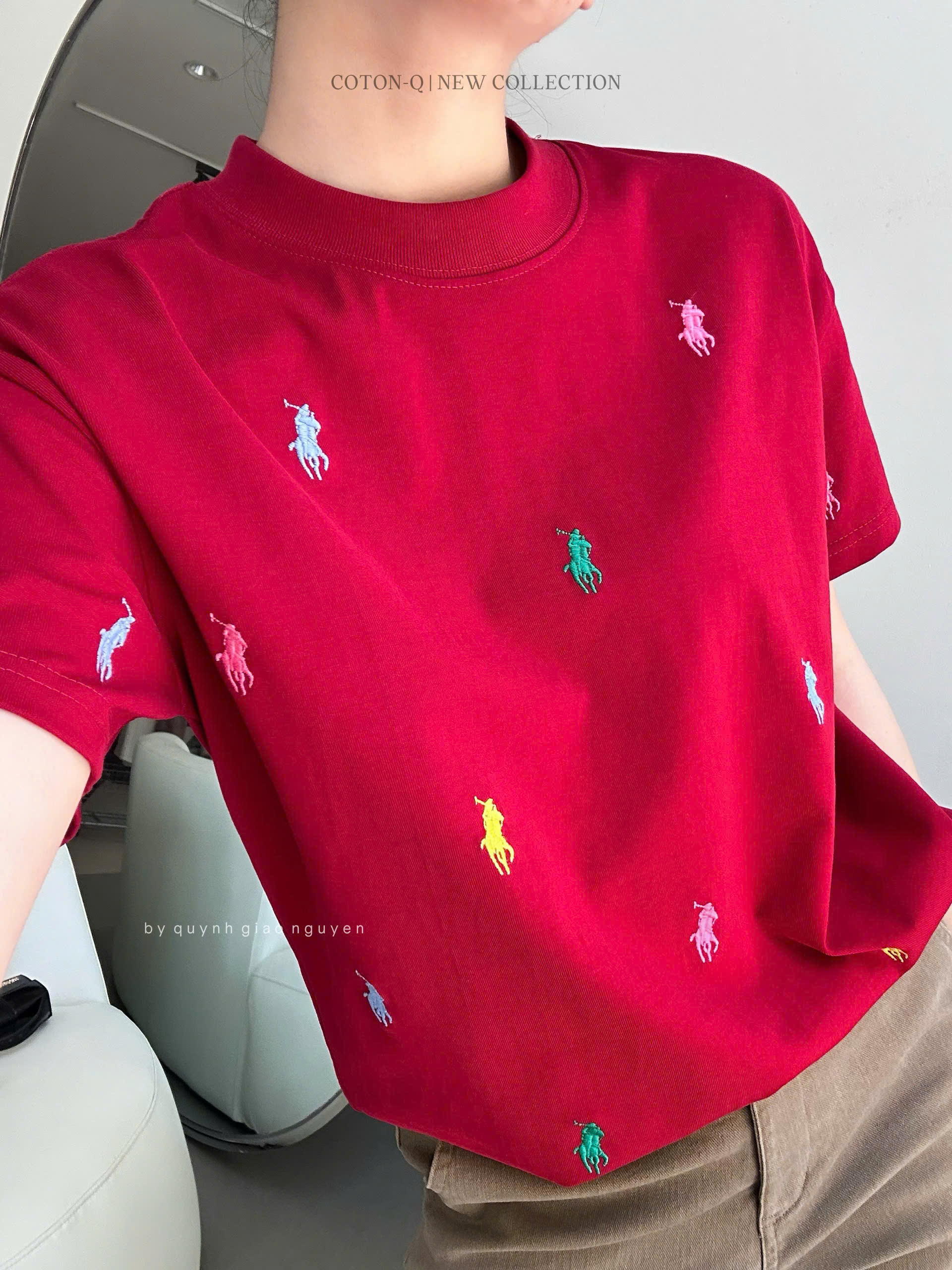 Áo thun thêu ngựa ( NGẪU NHIÊN )_thumbnail_10