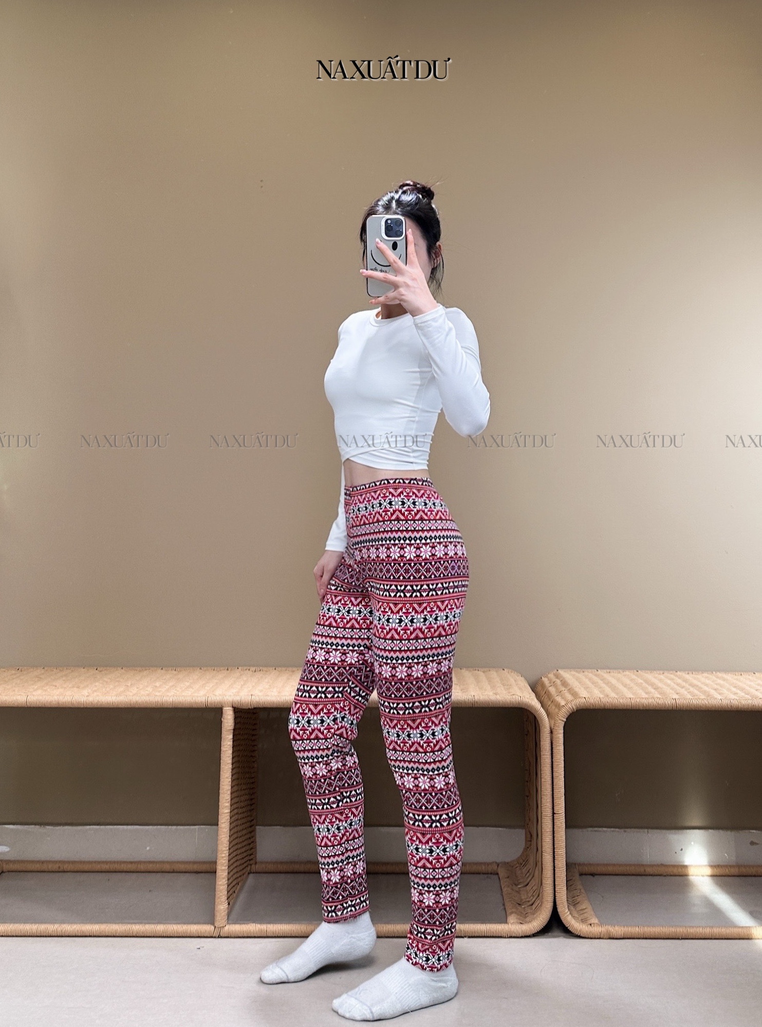 Set 4 quần legging hoạ tiết - Q204 (SALE)_thumbnail_18