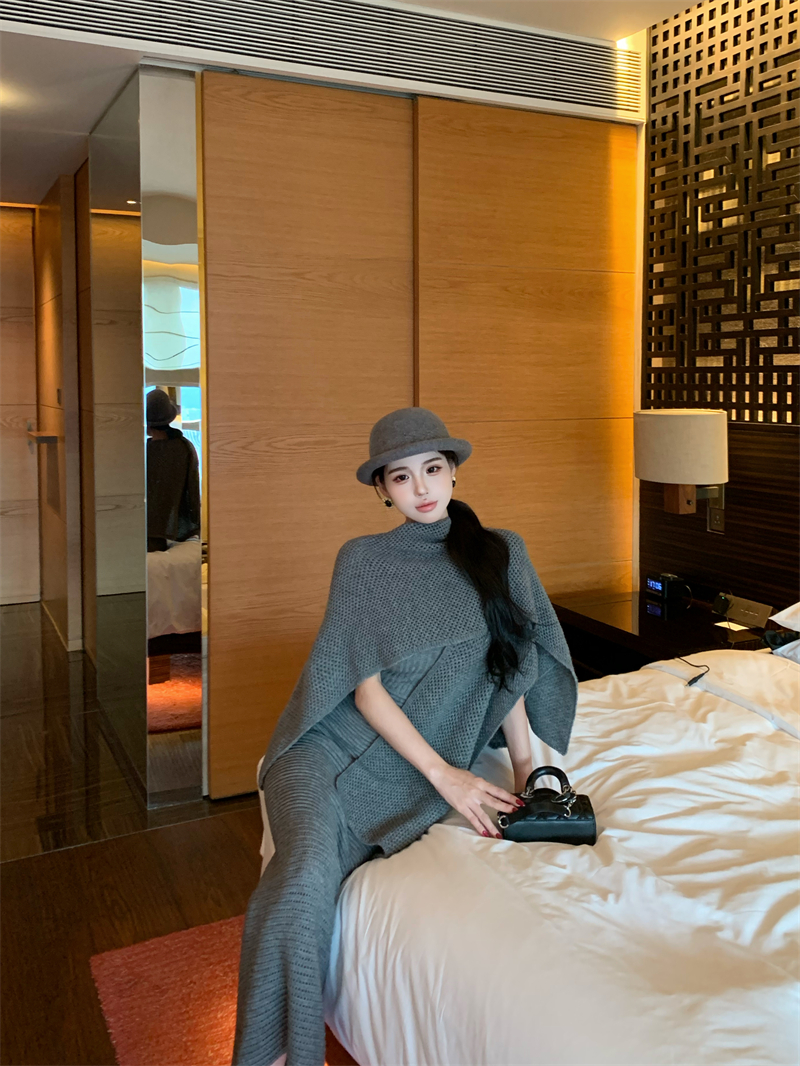 Set Váy Len Dài Kèm Áo Khoác Cardigan – Phong Cách Thanh Lịch_thumbnail_2