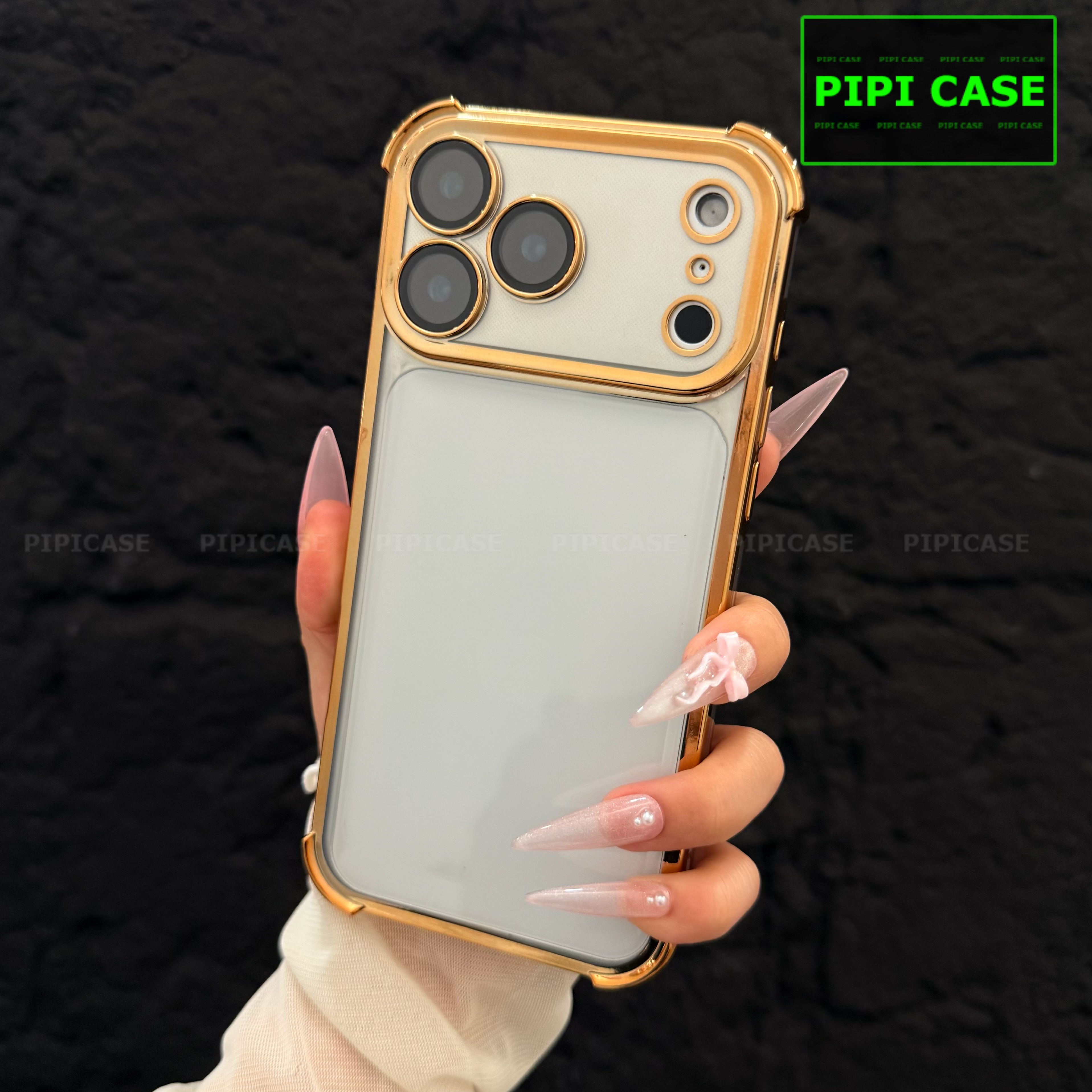 Ốp Lưng iPhone 17 Pro - Gu - Vàng