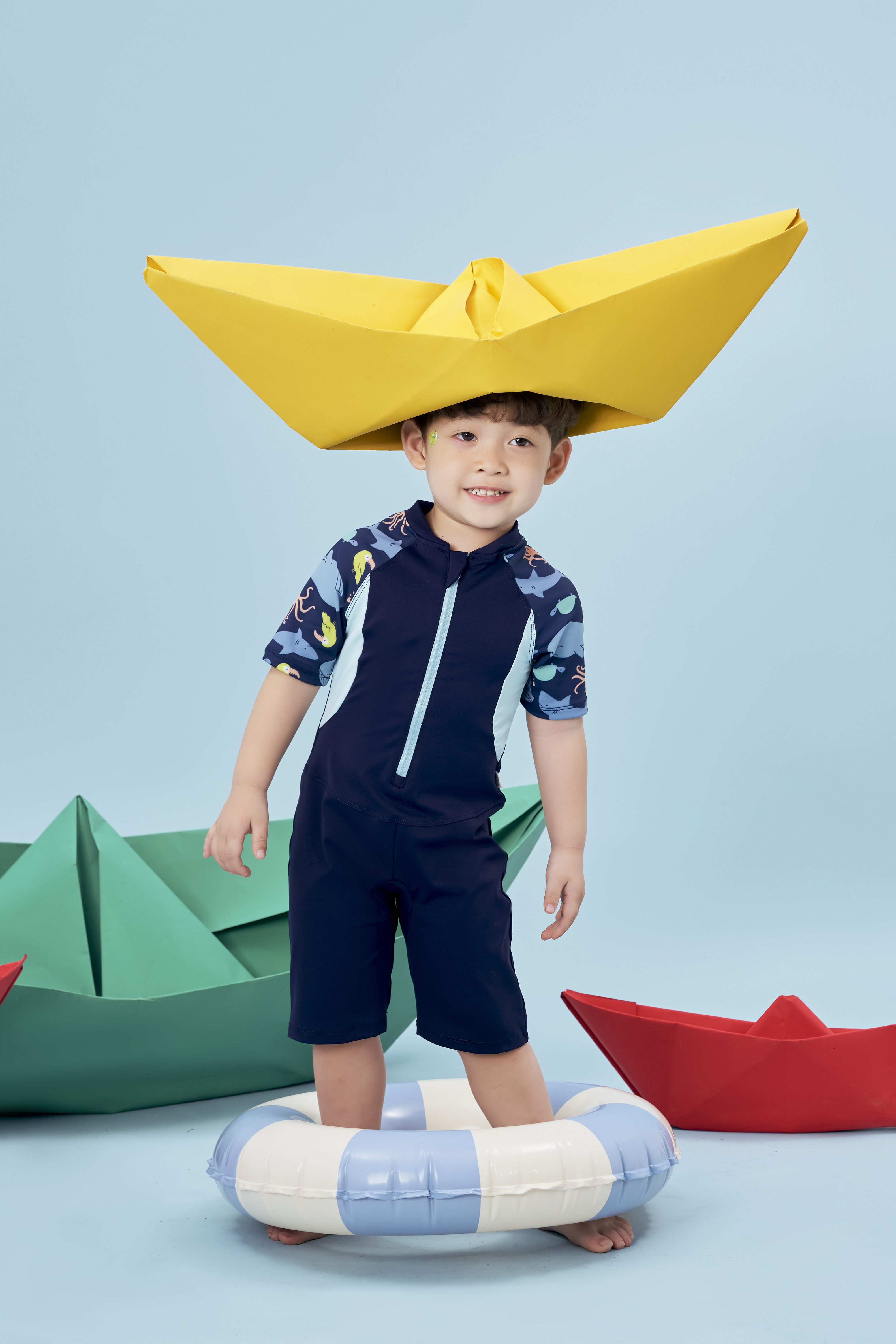 Bộ bơi phối tay hoạ tiết cổ khoá_thumbnail_3