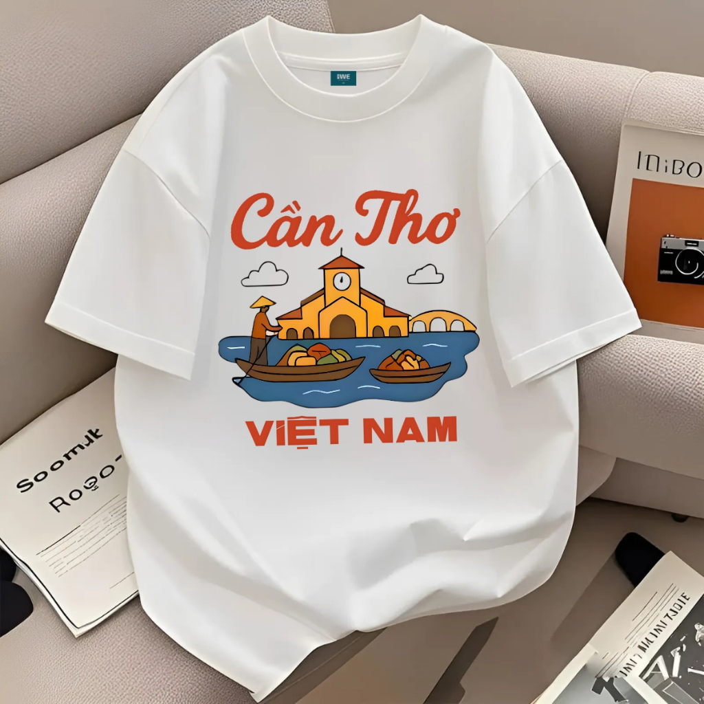 Áo thun du lịch Việt Nam, Huế, Hạ Long... dáng oversize rộng local brand We Tee - T028_thumbnail_17