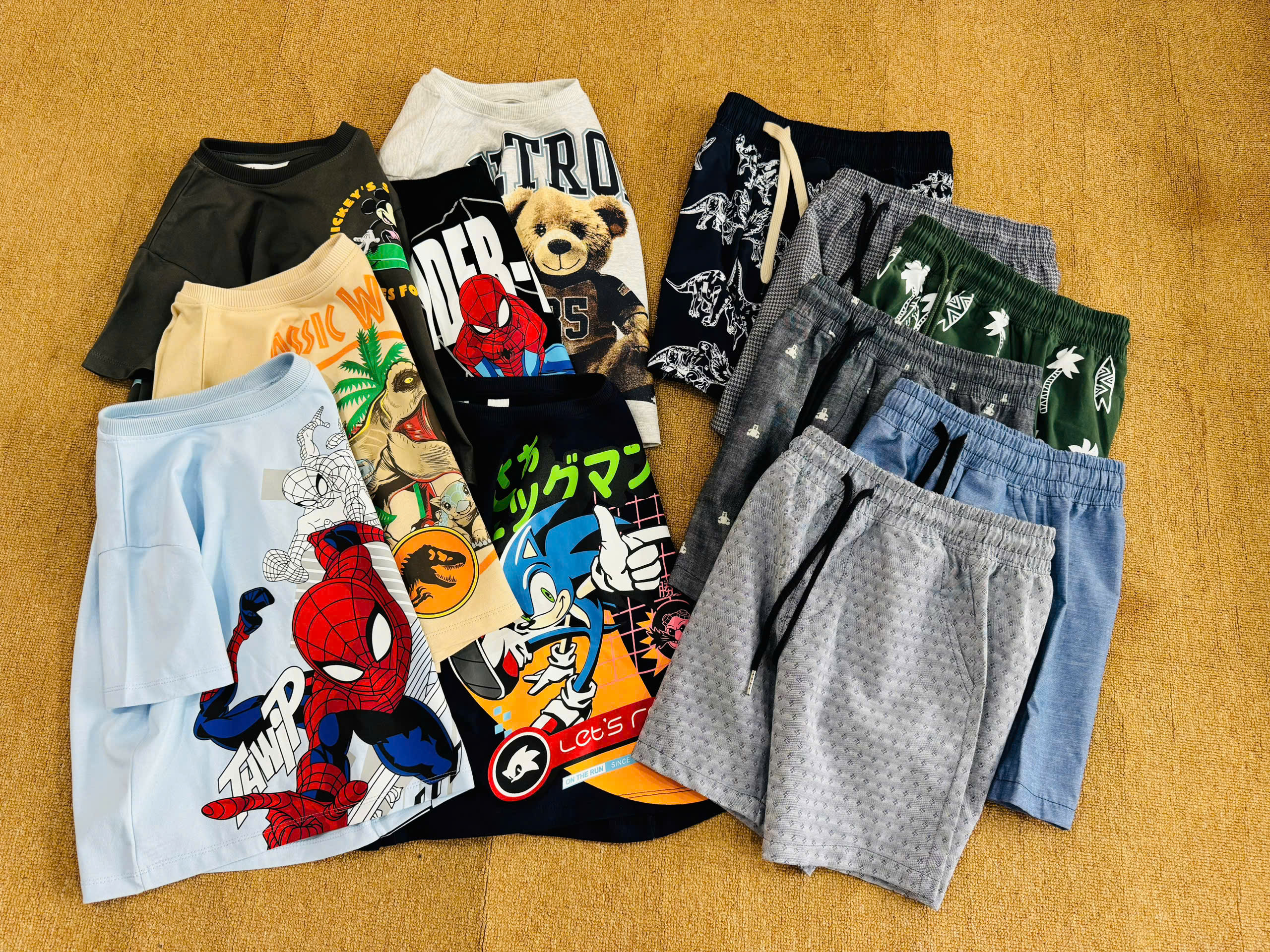 S13 SET BỘ BÉ TRAI 6 MÀU