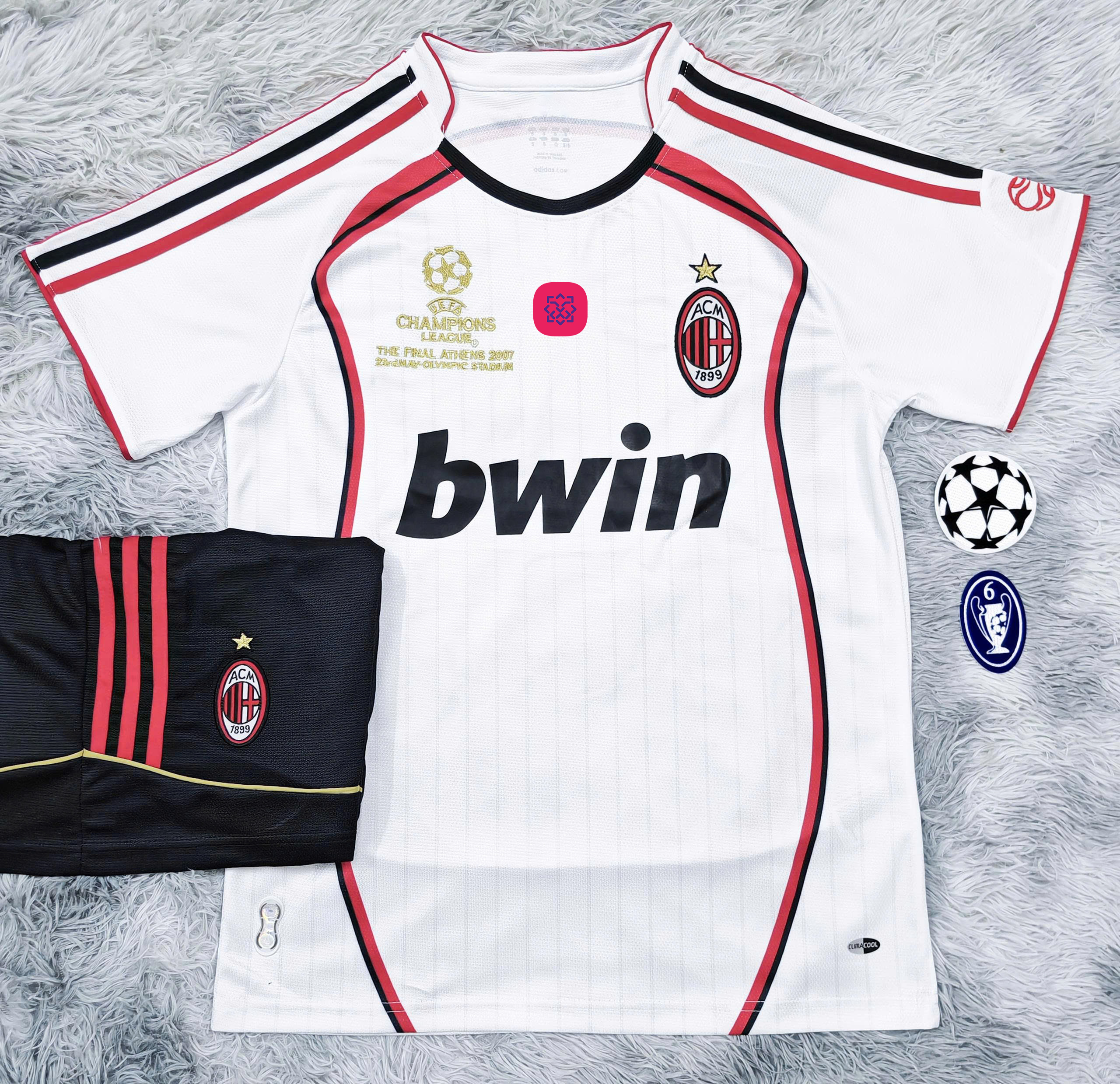 Bộ bóng đá AC Milan sân khách 06/07 (chỉ nhận đặt từ 6 bộ)