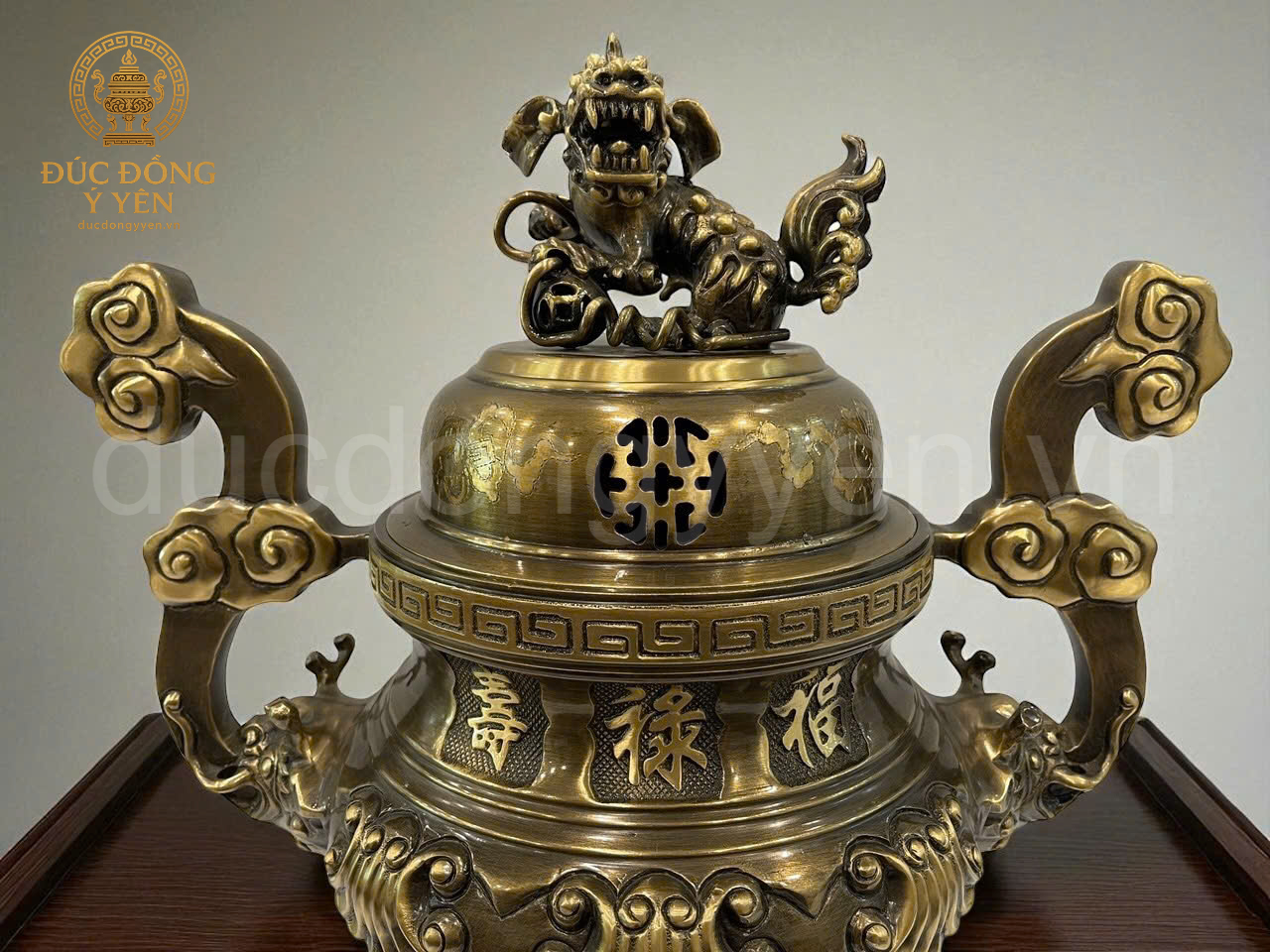 Bộ ngũ sự hoa văn sòi đúc đồng vàng_thumbnail_5