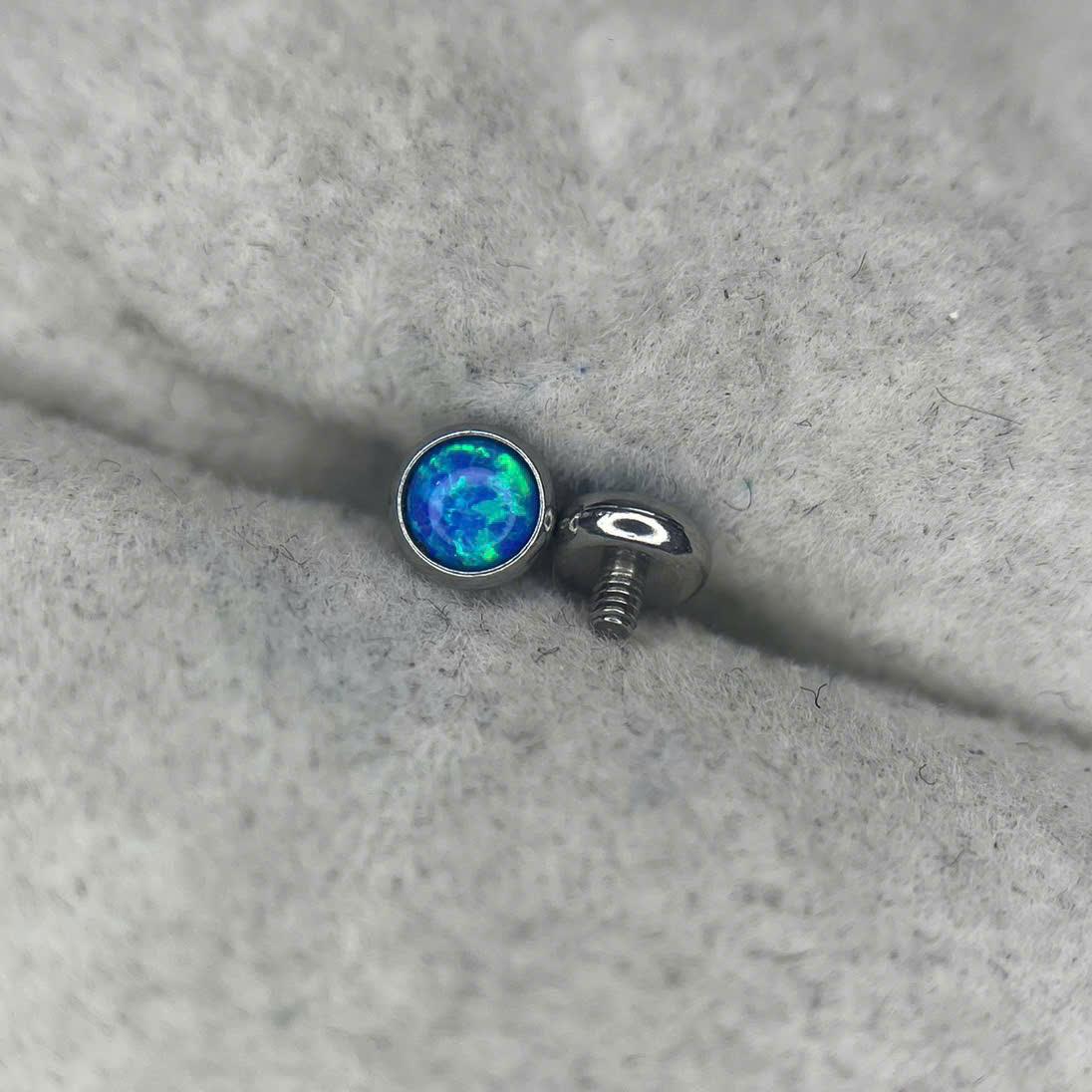 Charm cấy thép y tế opal xanh size 4 thân 1.6_thumbnail_1