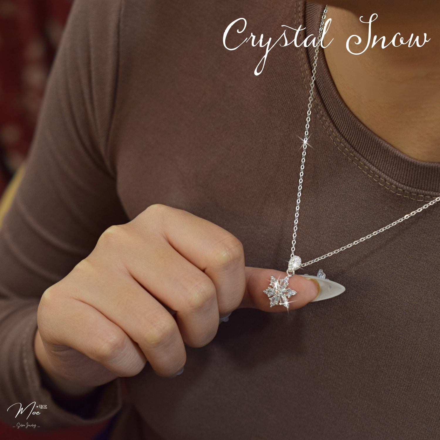 D275 - Dây chuyền Tuyết pha lê lấp lánh_thumbnail_3