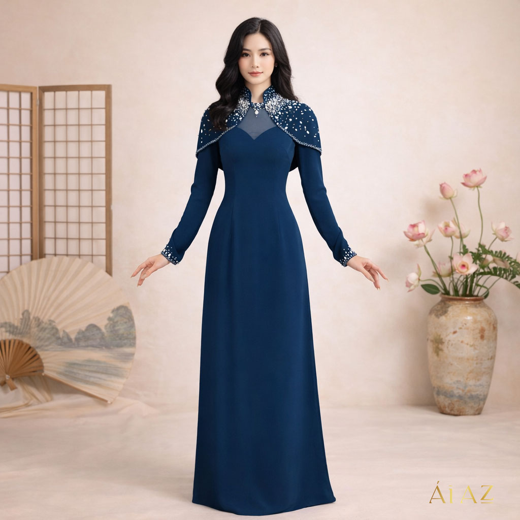 Xu hướng áo dài mẹ cưới hỏi mới nhất được các đại lý ưa chuộng