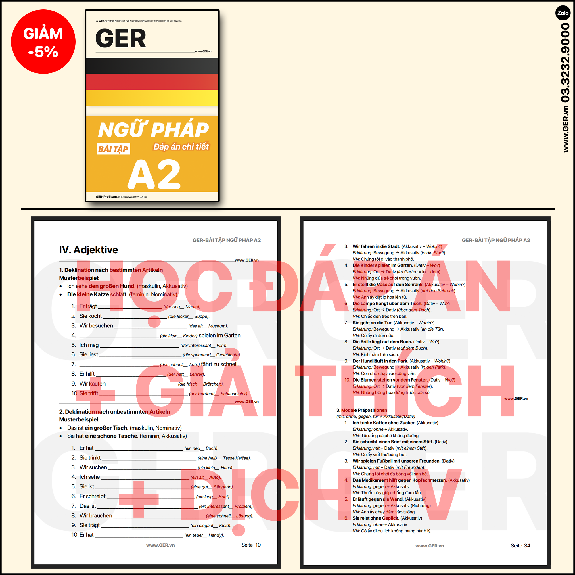 Bài Tập Ngữ Pháp Tiếng Đức A2