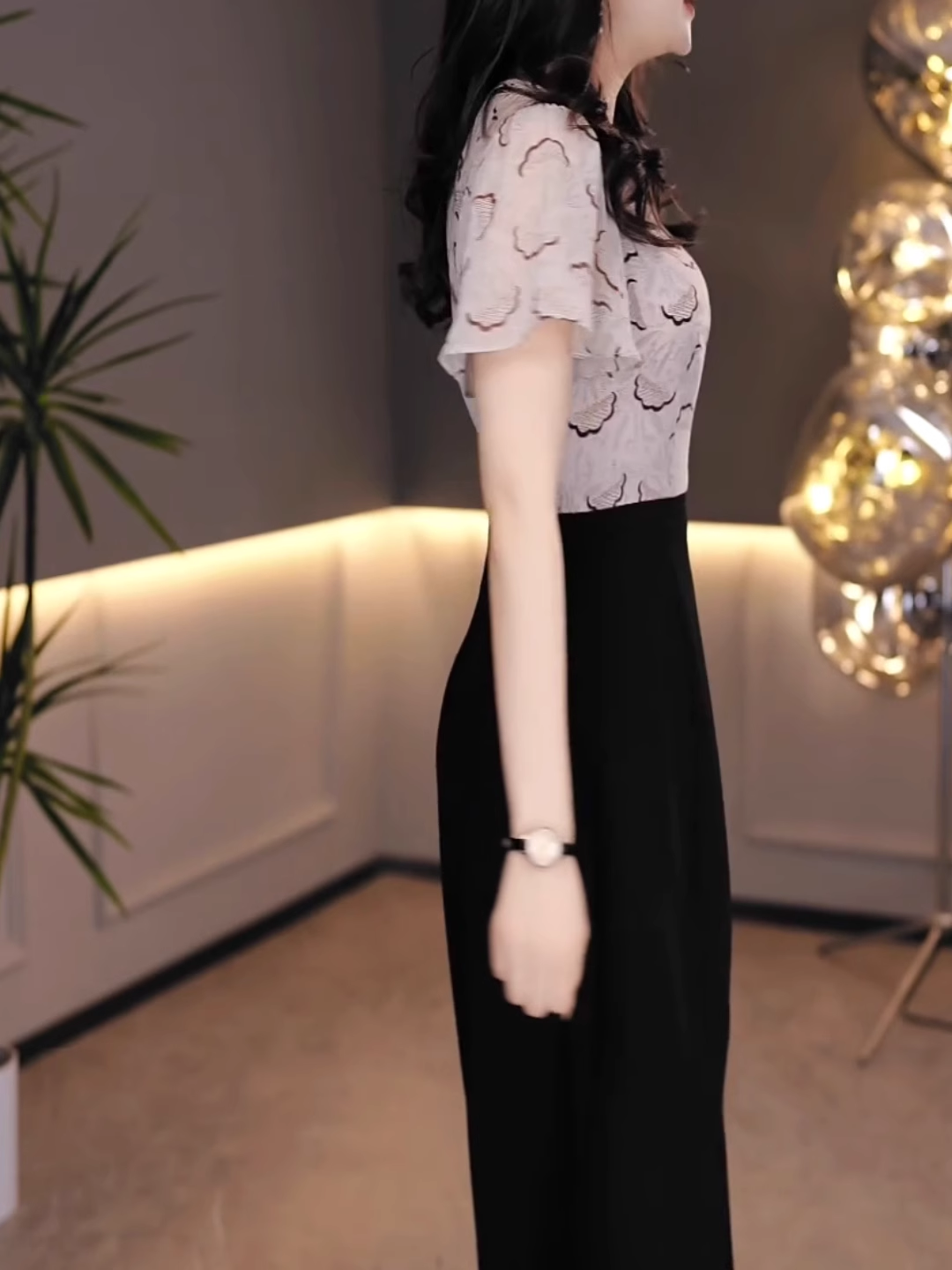 16800-Đầm xoè phối voan tay  tiên in 3D ( voan , chéo nhật) dây kéo hông_thumbnail_3