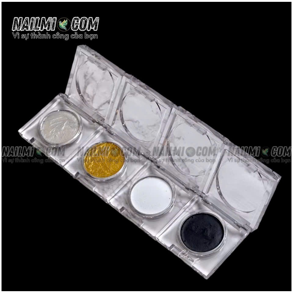 Màu nước làm vân đá trắng