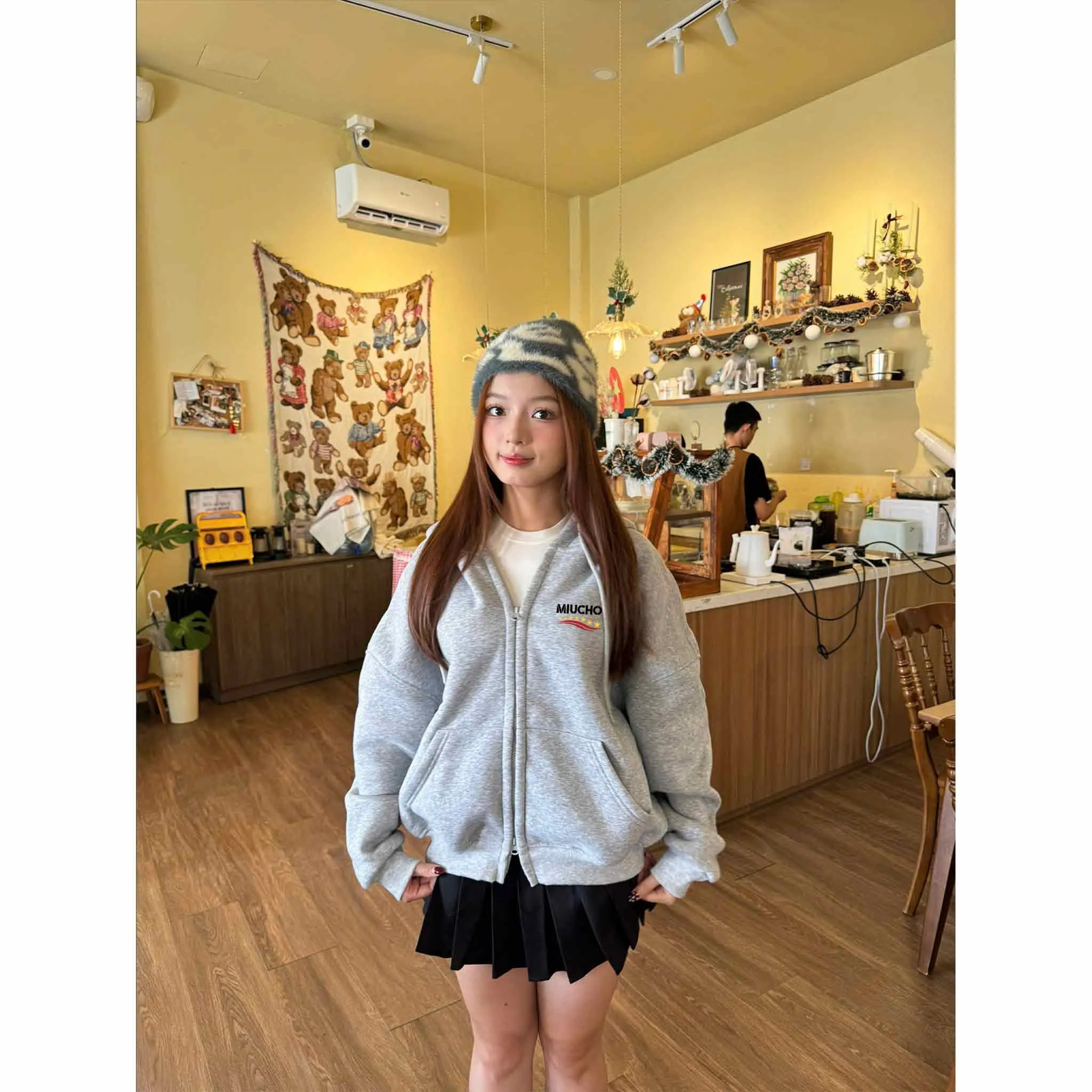 Áo hoodie zip form boxy local brand Miucho 2628 chất vải nỉ 2 da cao cấp thoáng mát dày dặn in mix_thumbnail_4
