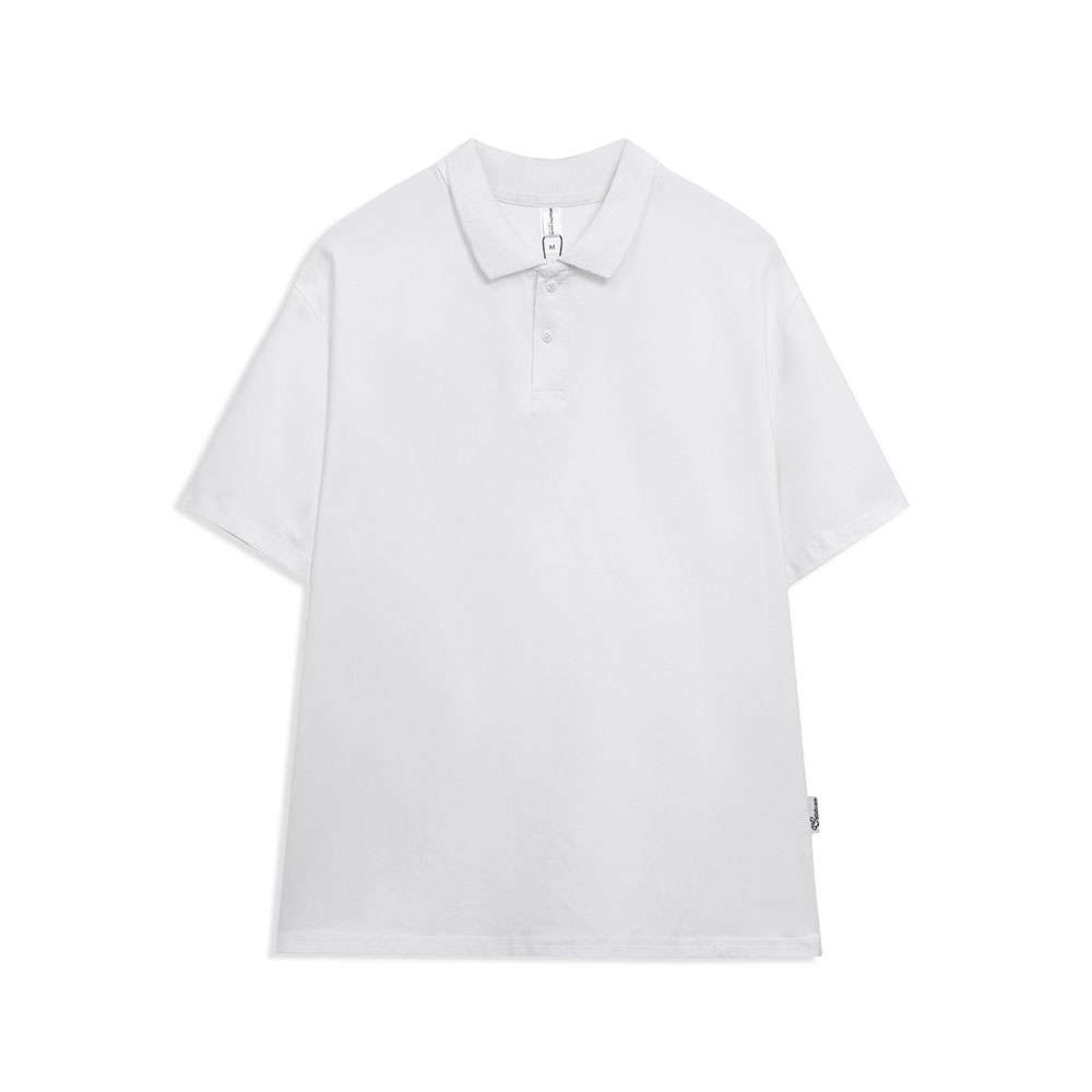 Áo polo trơn form rộng cotton PLT01 Miucho cổ trụ in basic_thumbnail_0