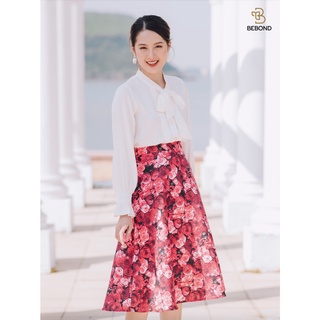 Áo so mi xếp ly thân trước tay bèo màu trắng - Jona Shirt_thumbnail_2