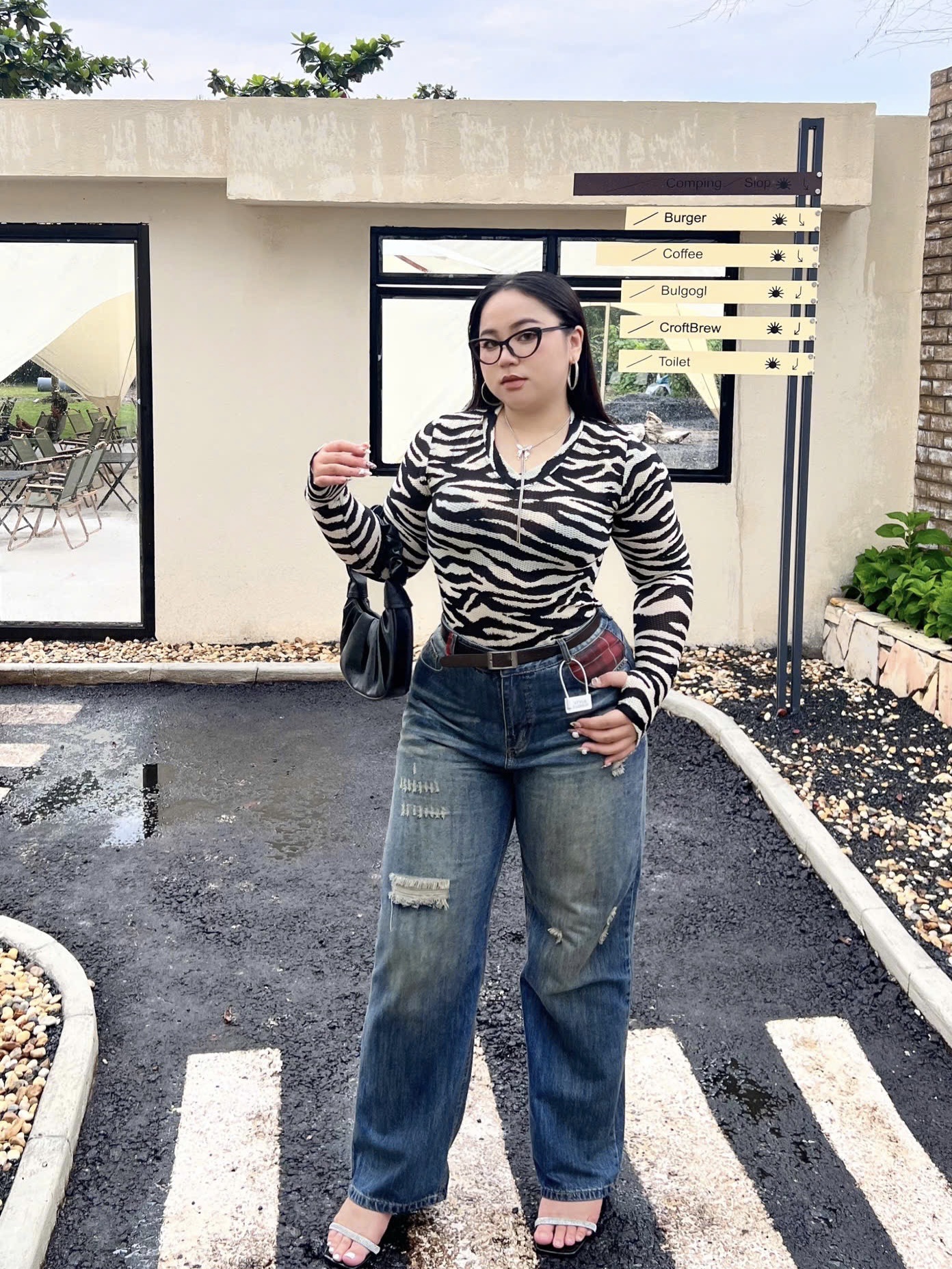 BIGSIZE NỮ- Quần suông mix caro túi đỏ T-QJ603_thumbnail_8