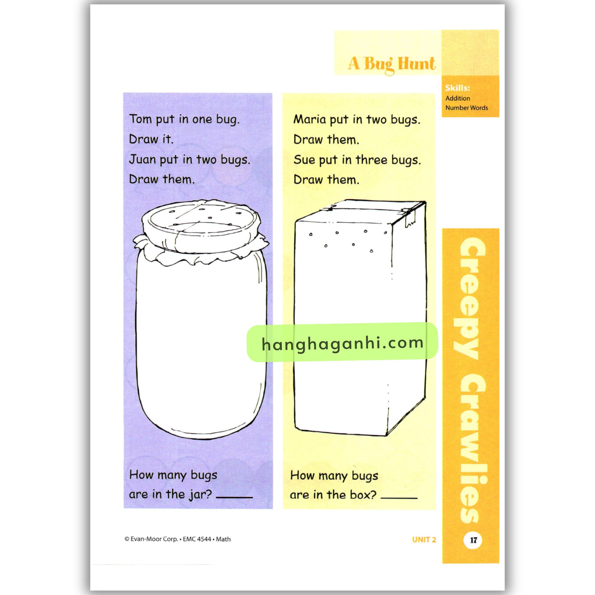Skill Sharpeners Math grade K, Sách Toán Mỹ Evan Moor cho học sinh mẫu giáo_thumbnail_14
