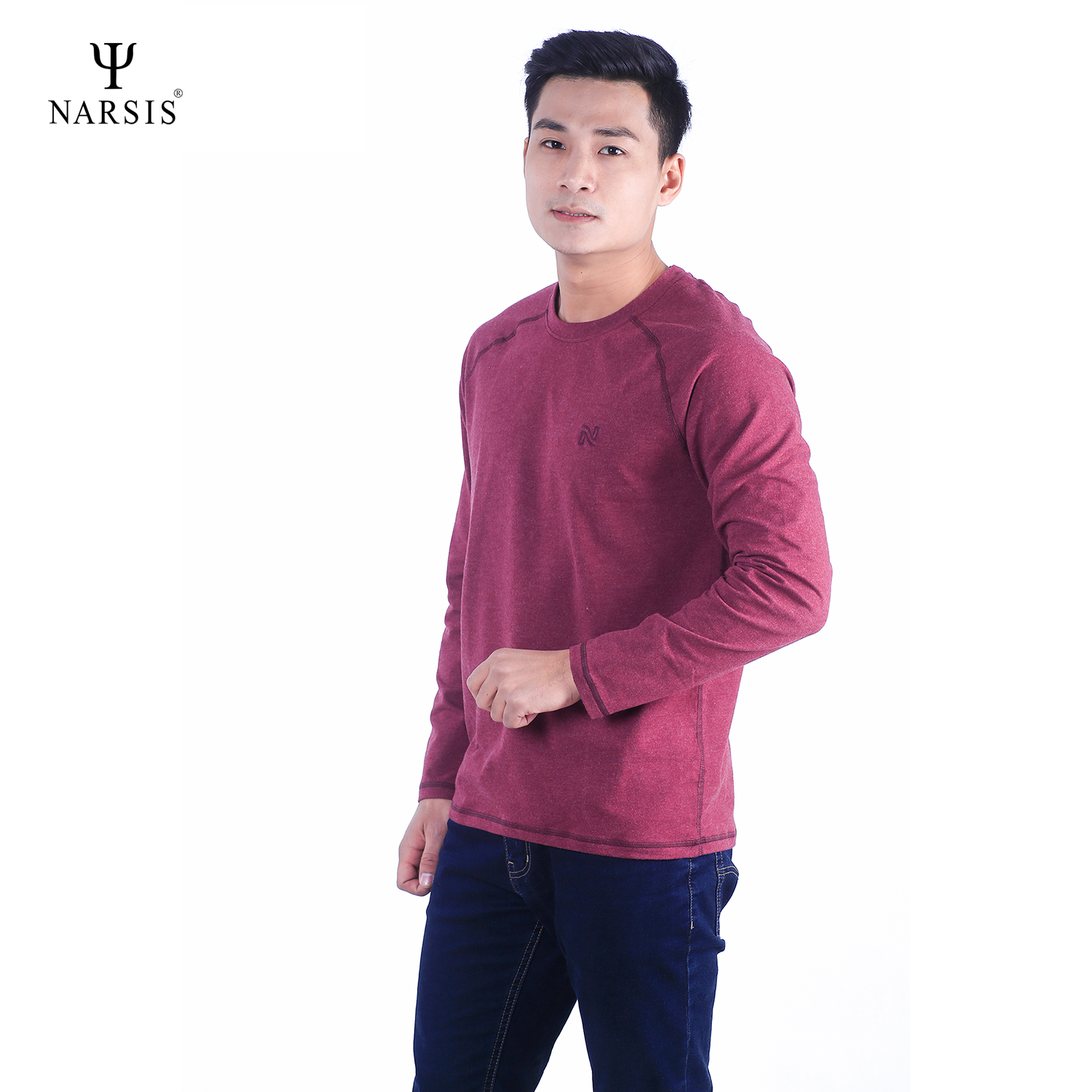 ÁO NAM GIỮ NHIỆT D7076 NARSIS PE NHẸ, THOÁNG KHÍ, THẤM MỒ HÔI, CHẤT LIỆU BỀN, CHỐNG NẮNG_thumbnail_0