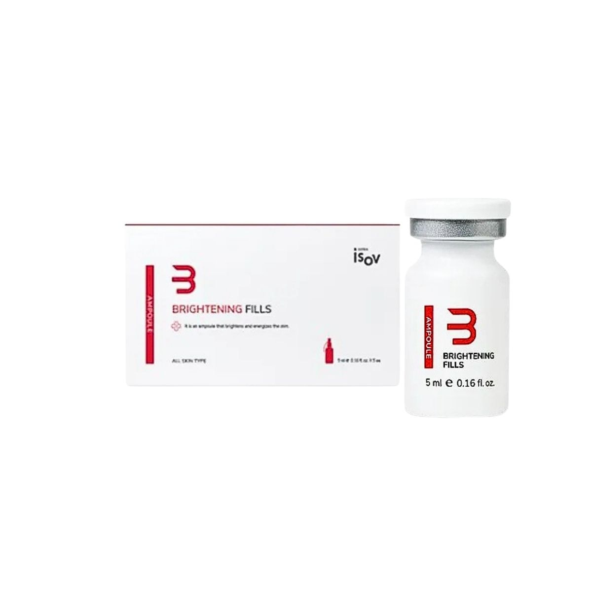 Tinh chất iSOV Brightening Fills 5 ống x 5ml - Trắng da đa tầng _thumbnail_2