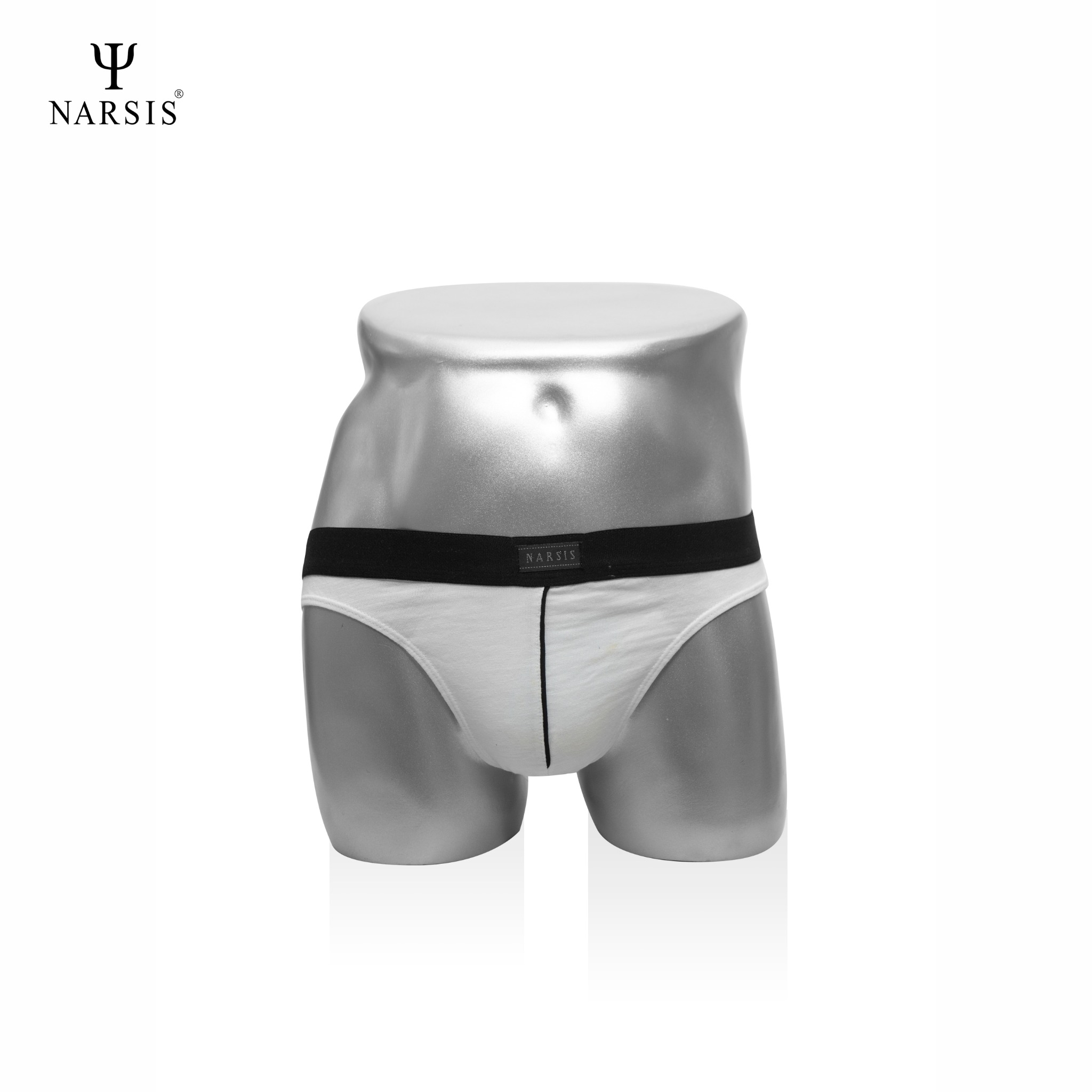 QUẦN LÓT NAM NARSIS  TRẮNG CẠP ĐEN C3013 NARSIS CHẤT LIỆU THOÁNG MÁT, DỄ CHỊU, THOẢI MÁI CẢ NGÀY,..._thumbnail_0