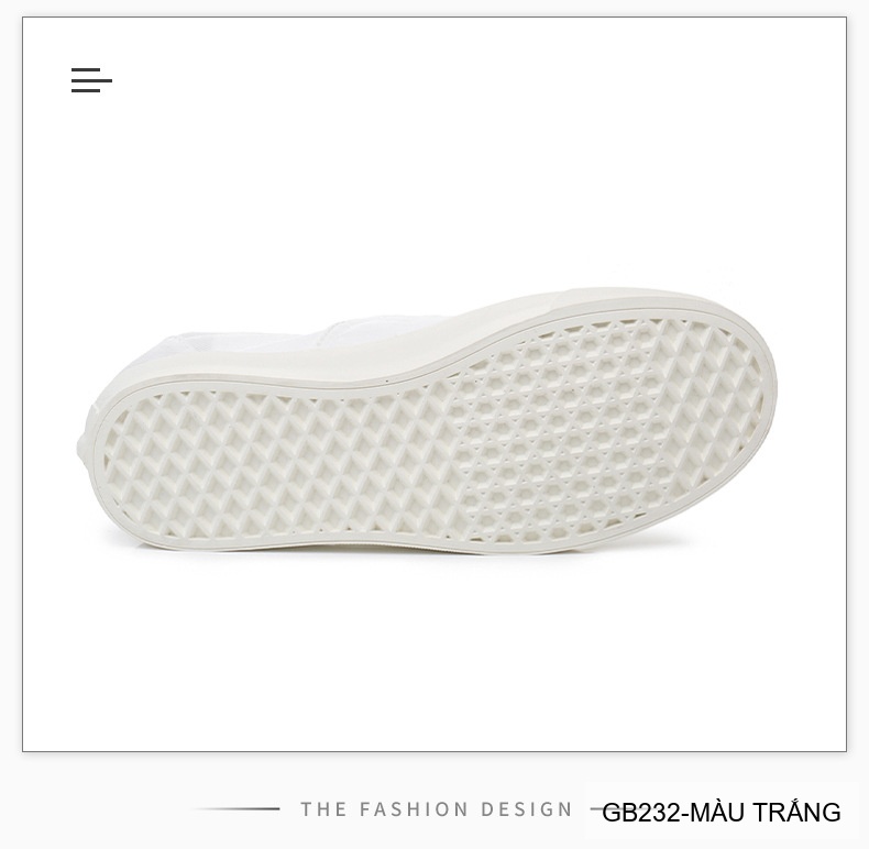 GB232 - Giày sneaker vải nam nữ đế bệt phong cách thường ngày, màu trơn chống thấm_thumbnail_19