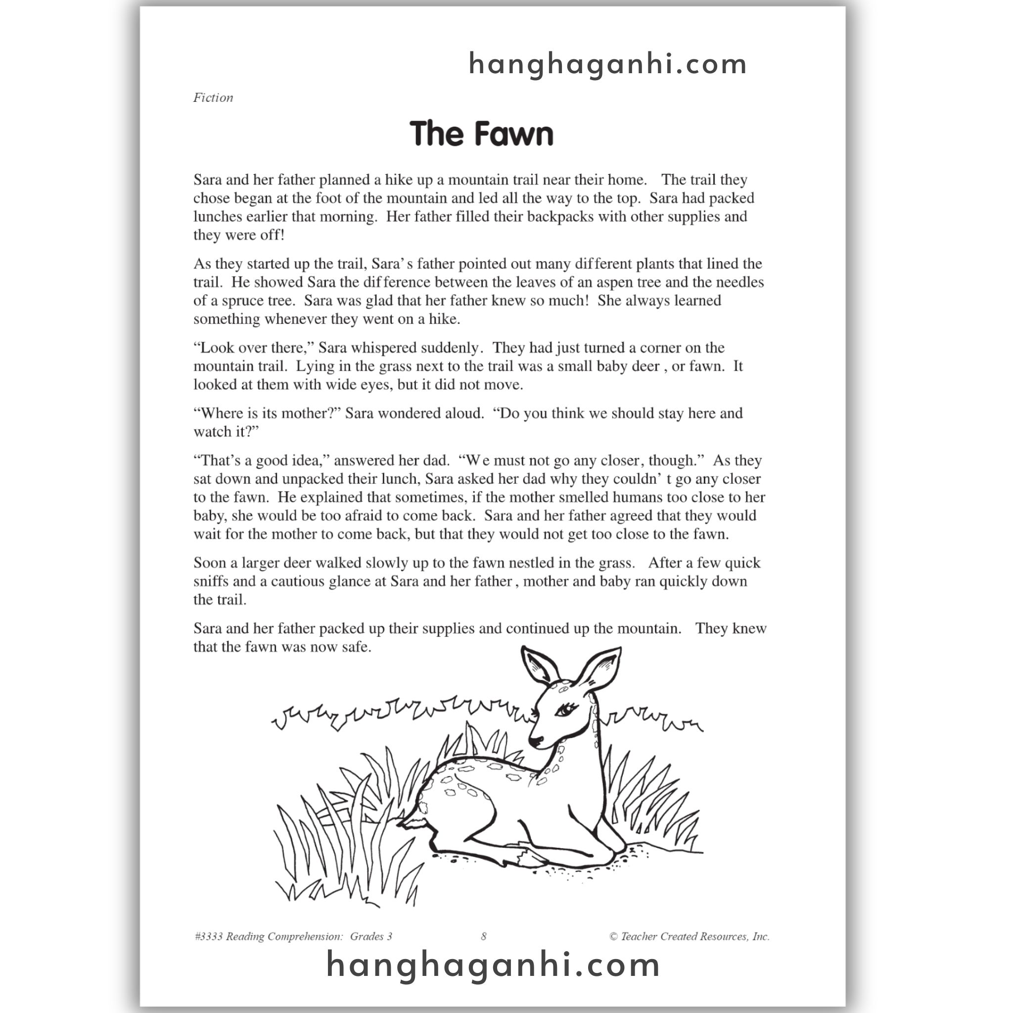 Reading Comprehension Grade 3 Teacher Created Resources, sách đọc hiểu lớp 3_thumbnail_13