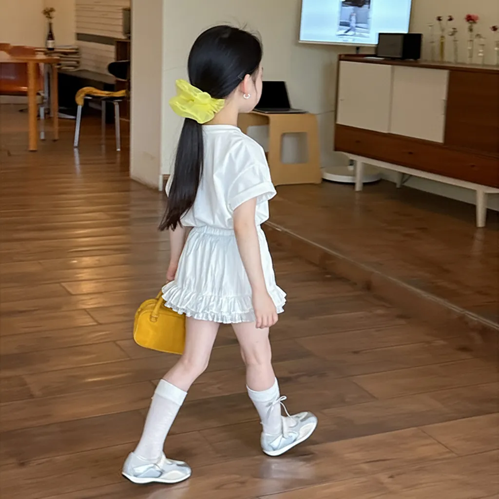 Áo thun cho bé gái form rộng Kado vải cotton mềm mại thấm hút tốt hình Kitty dễ thương 2872_thumbnail_5