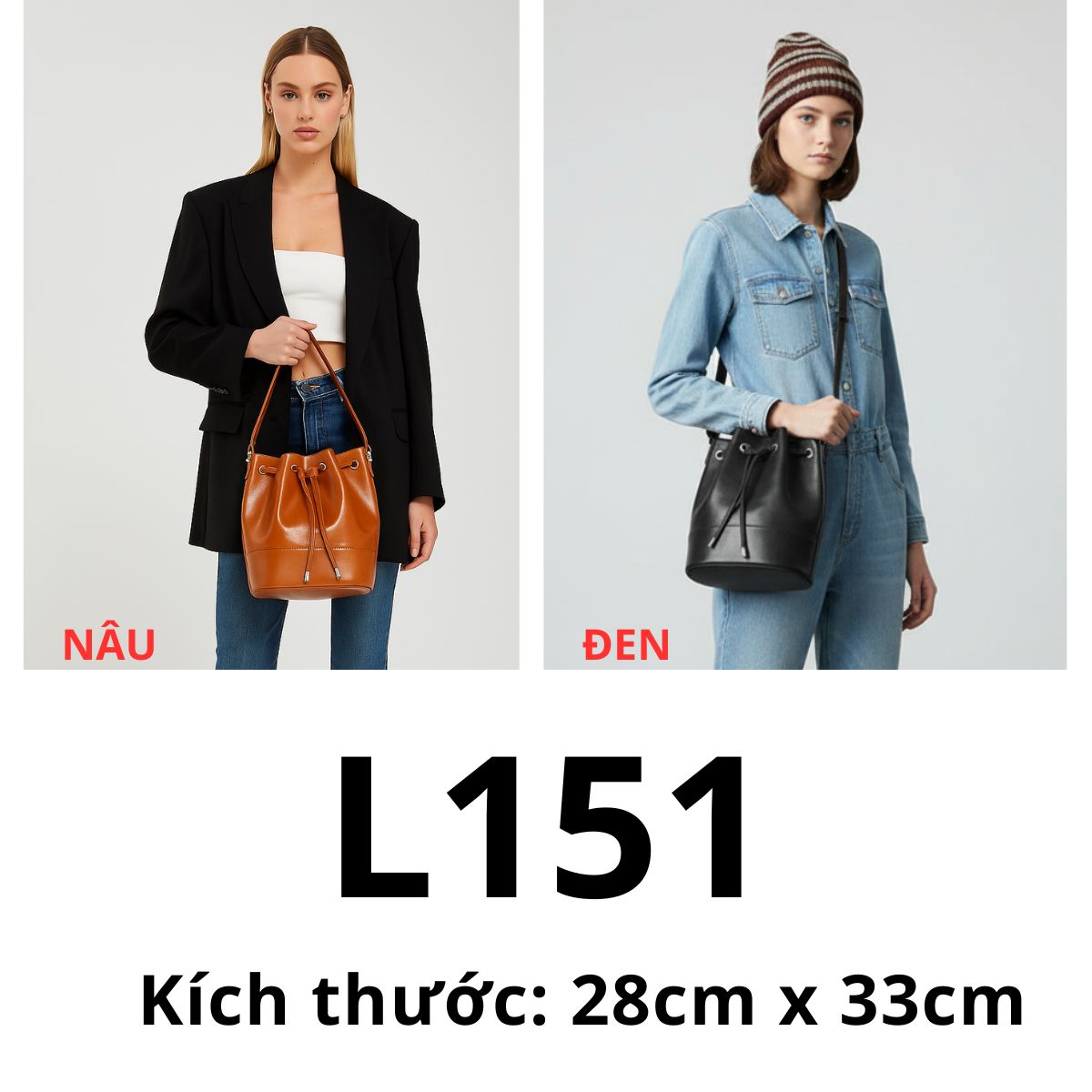 L151- Túi bucket stra