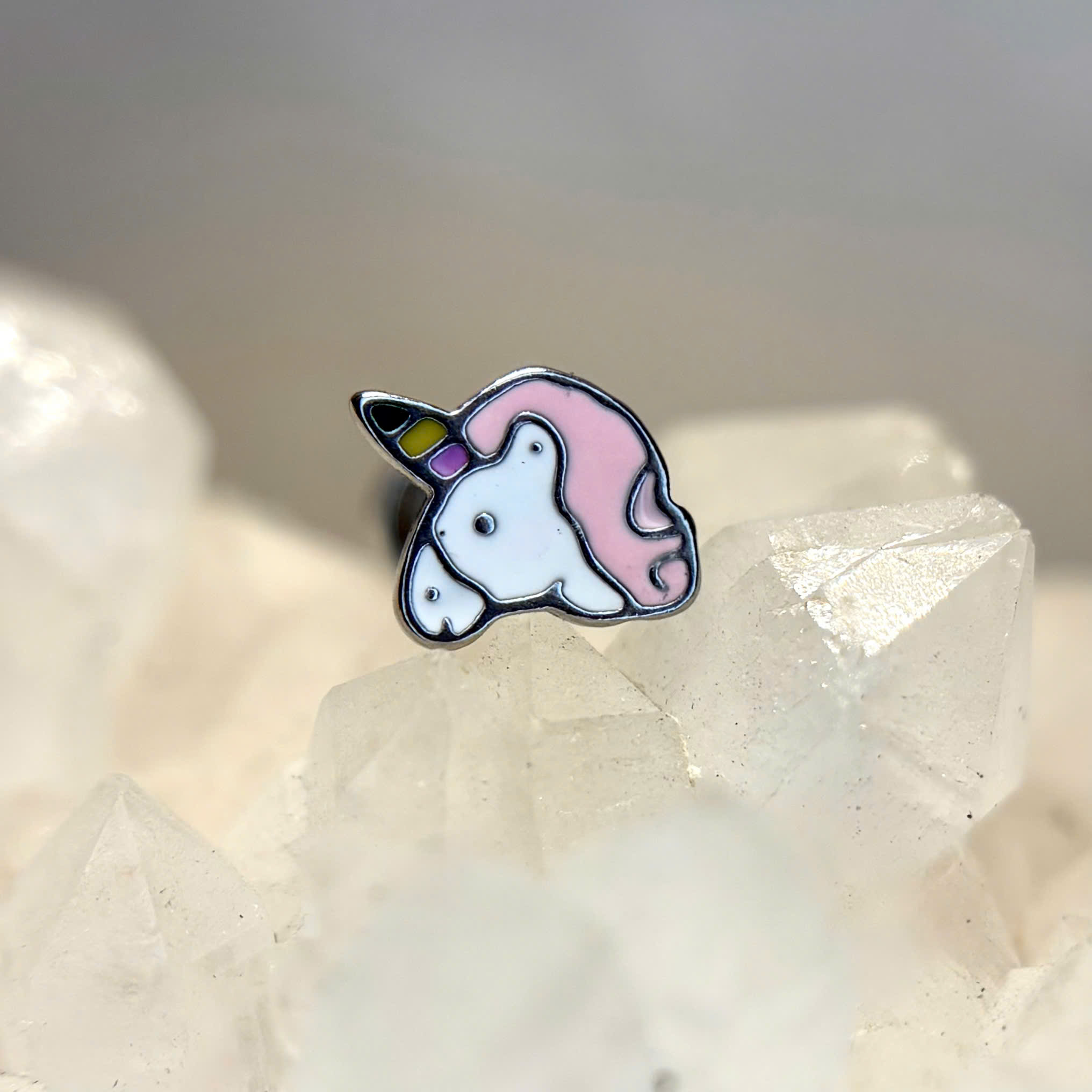 Khuyên kiểu ngựa pony trơn bi_thumbnail_2