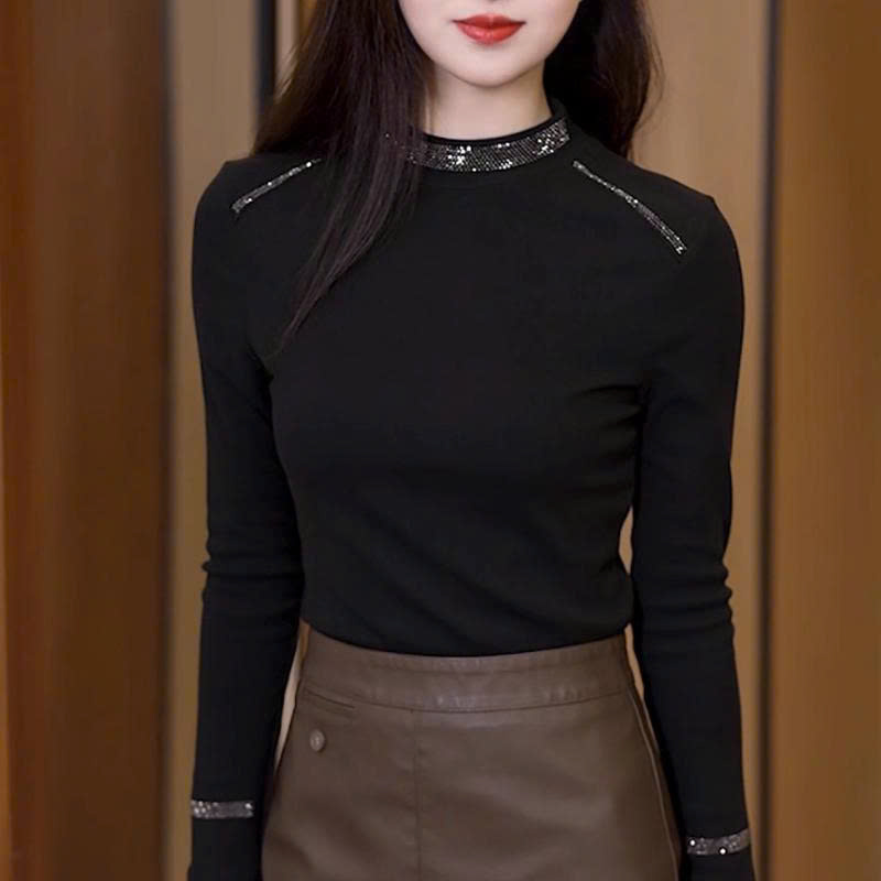 ATF015-Áo Thun Nữ Đính Đá