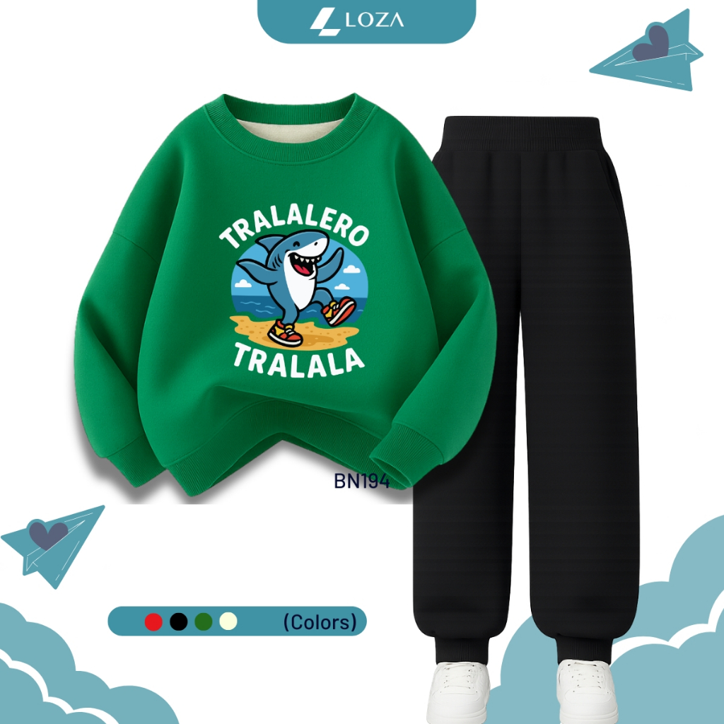 Set bộ nỉ bé trai in hình Brainrot Tralalero Tralala - Loza Kids BI523_thumbnail_0