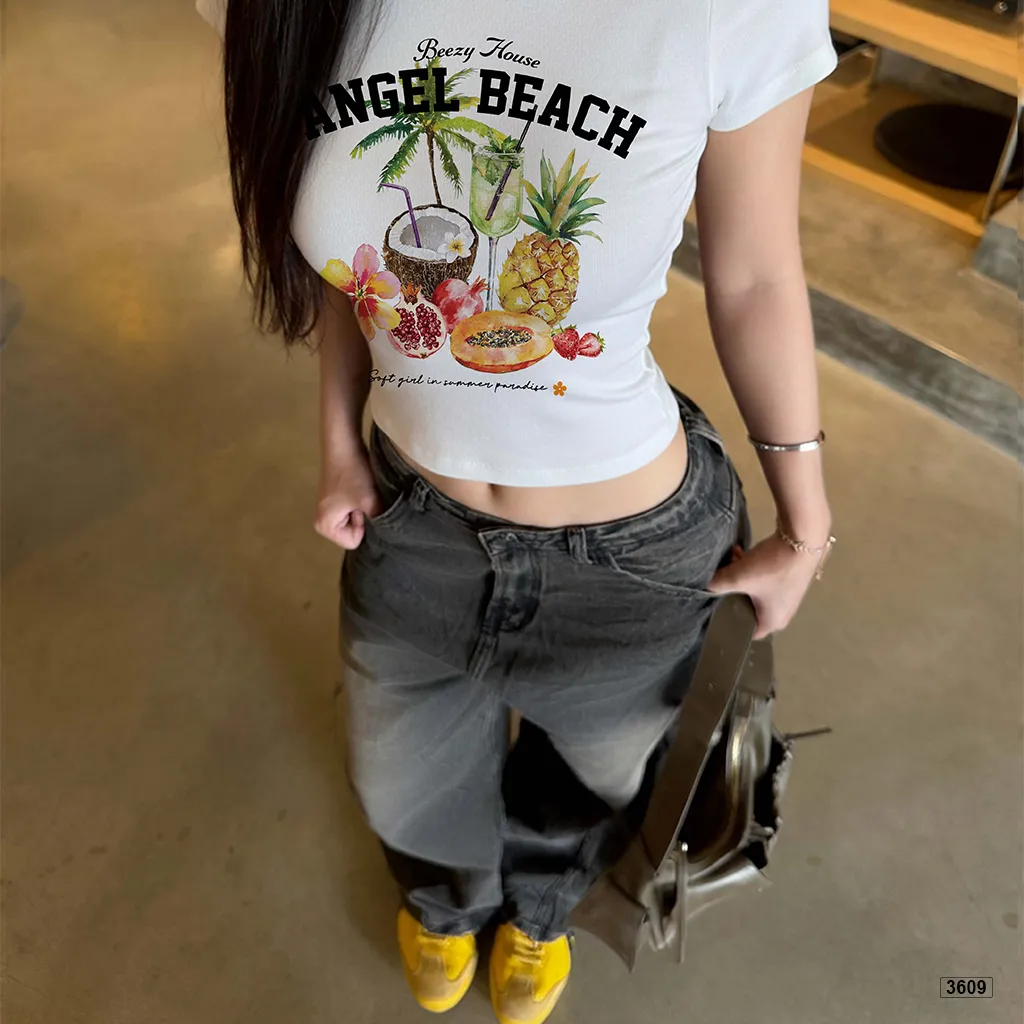 Áo baby tee form ôm Angel Beach Beezy 3609_thumbnail_6