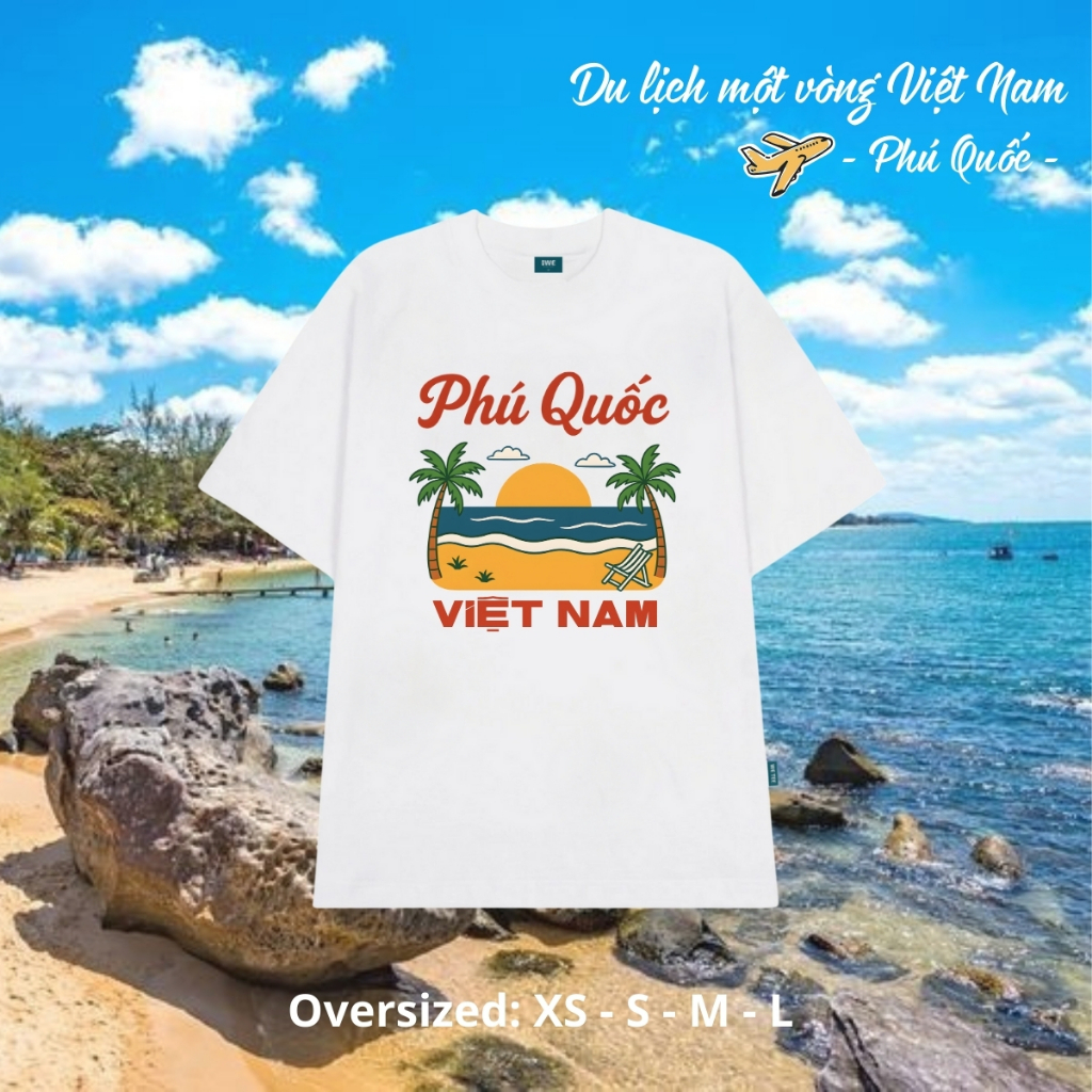 Áo thun du lịch Việt Nam, Huế, Hạ Long... dáng oversize rộng local brand We Tee - T028_thumbnail_15