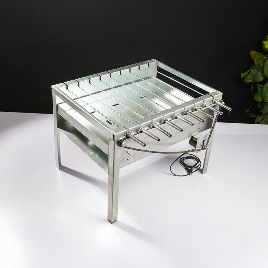 Máy nướng thịt 9 xiên tự quay