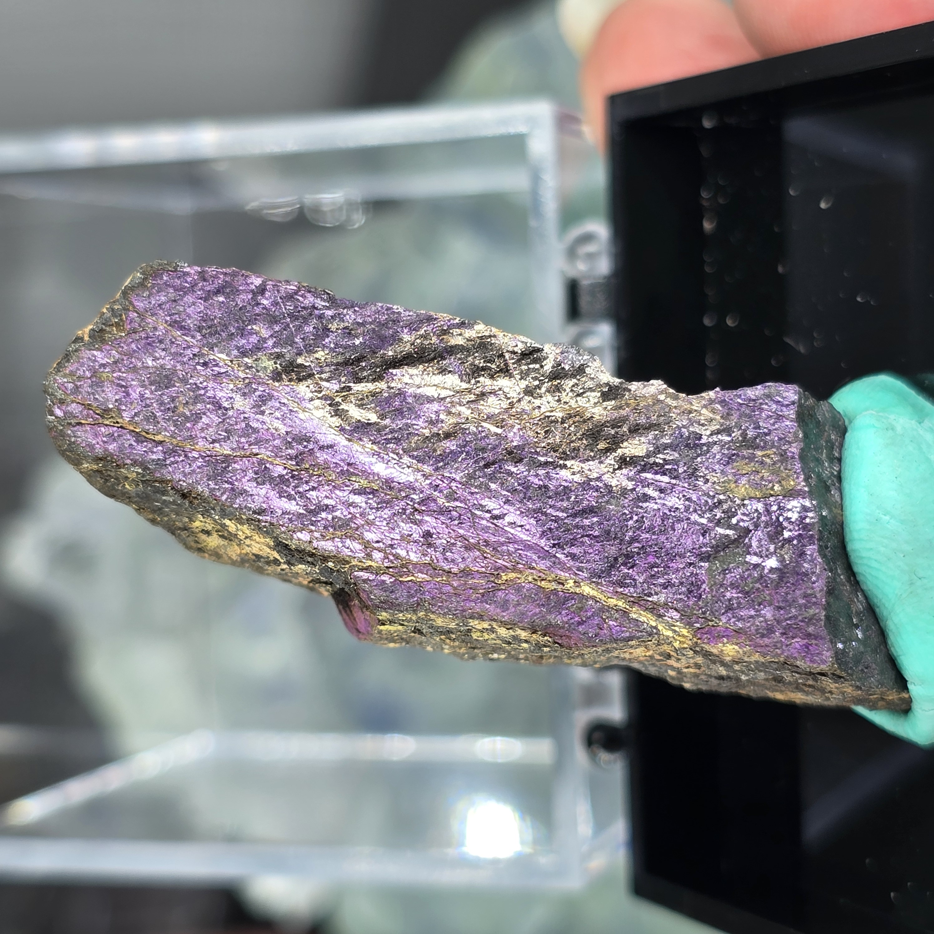 Tinh thể Purpurite (mẫu vật kèm hộp) - Brazil_thumbnail_1