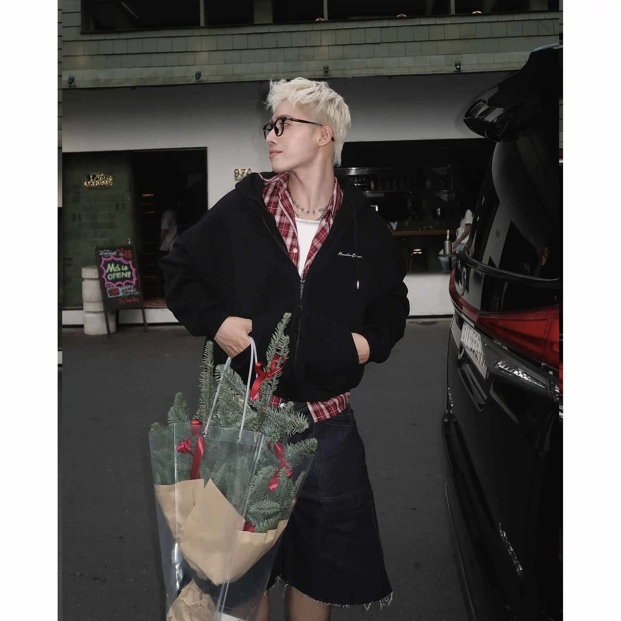 Áo hoodie zip boxy unisex Miucho nỉ 2 da cao cấp thoáng mát local brand basic dễ phối đồ in mix 2714_thumbnail_2